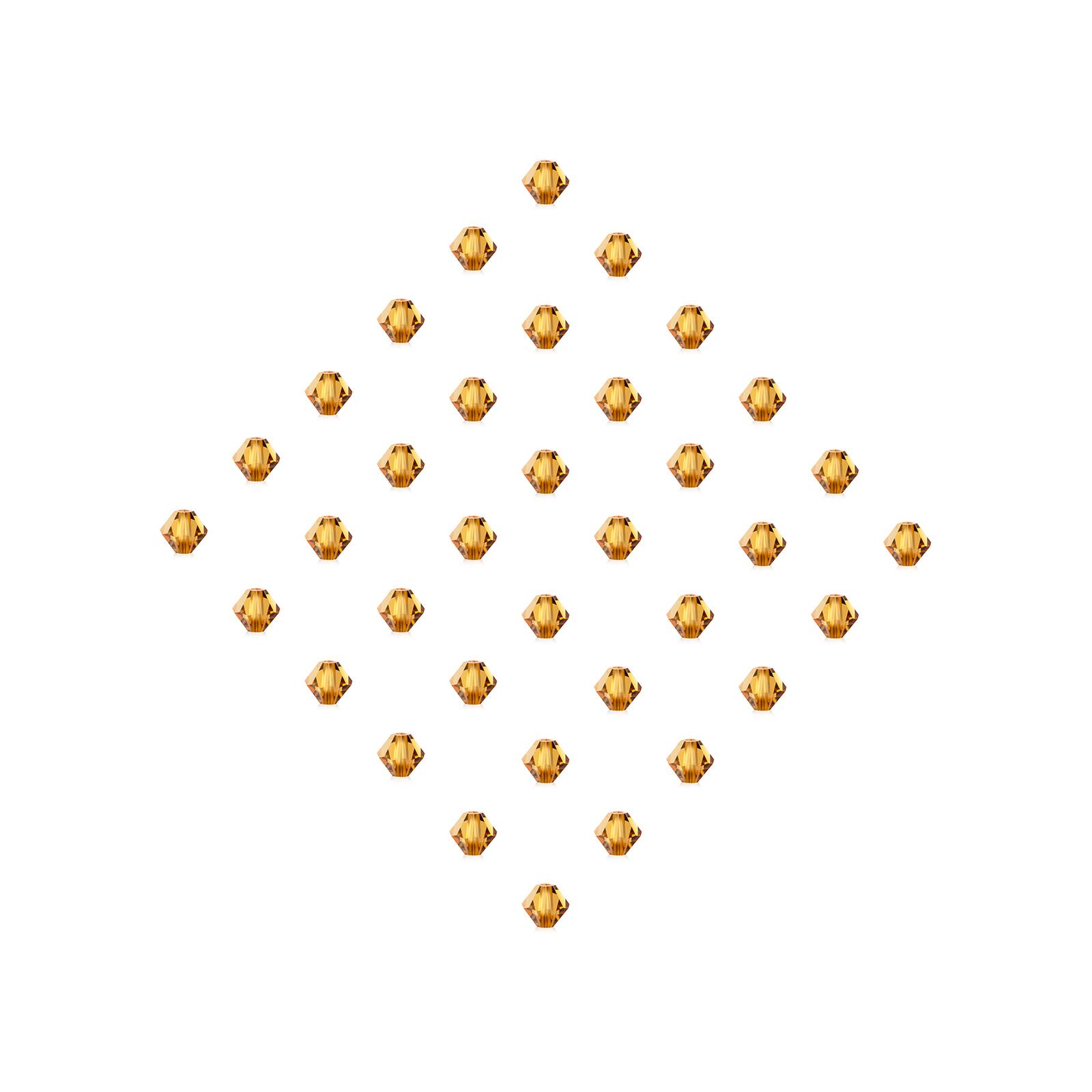 John Bead Preciosa 6mm Czech Crystal Rondelle Beads, 36ct.