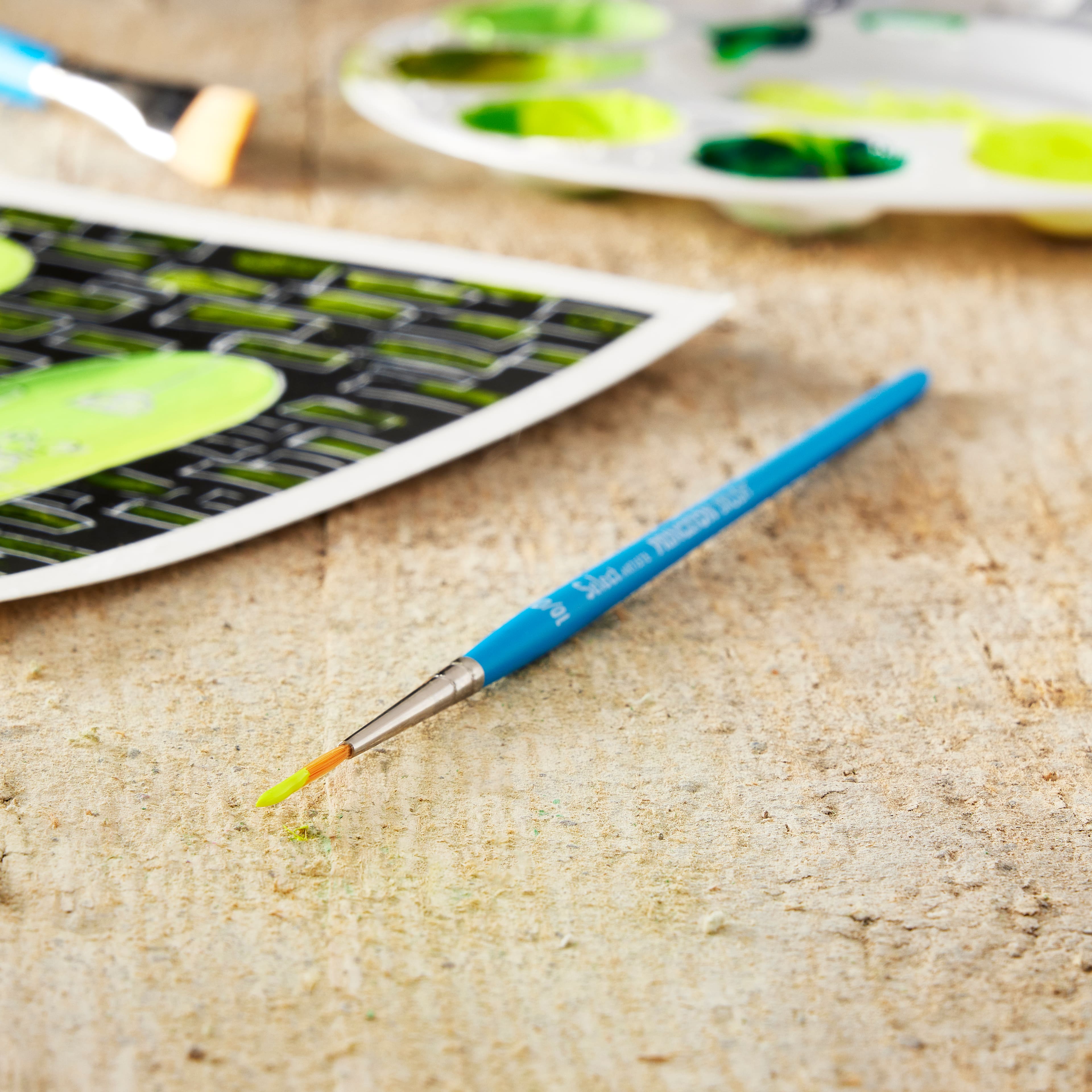 12 Pack: Princeton™ Select™ Artiste Series 3750 Short Handle Script Liner Brush, 10/0