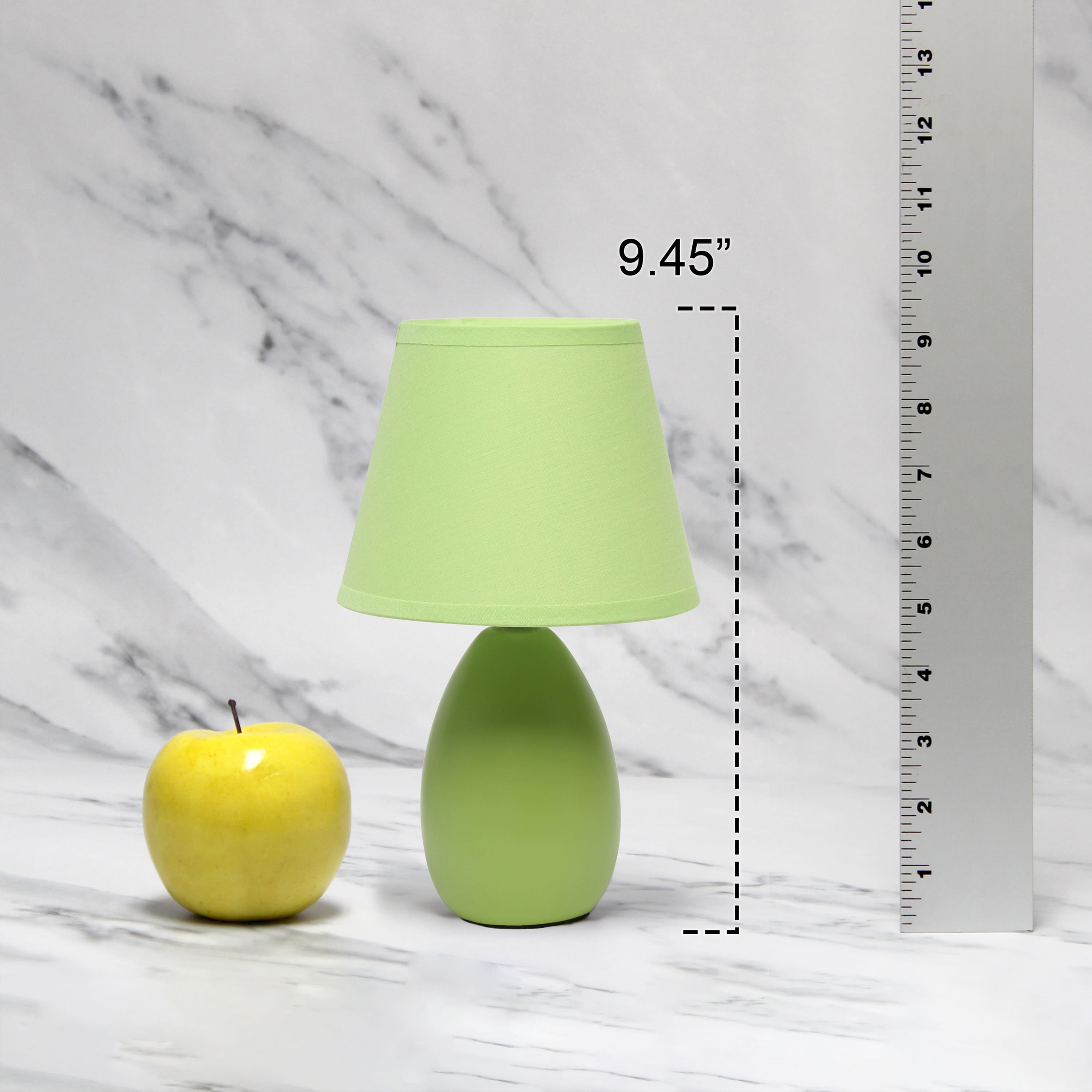 Creekwood Home Nauru 9.5" Petite Oblong Table Lamp