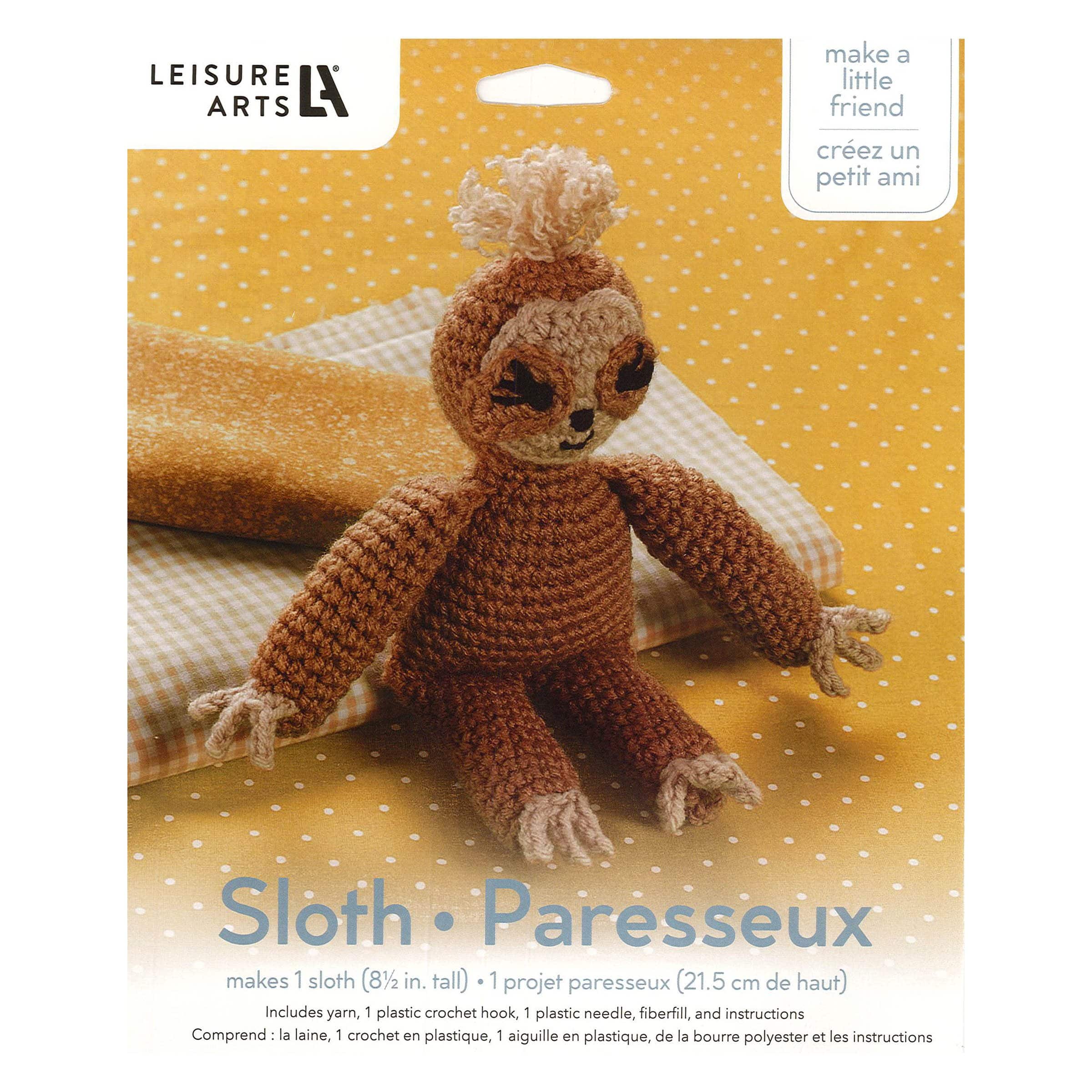 Leisure Arts&#xAE; Make A Little Friend Sloth Kit
