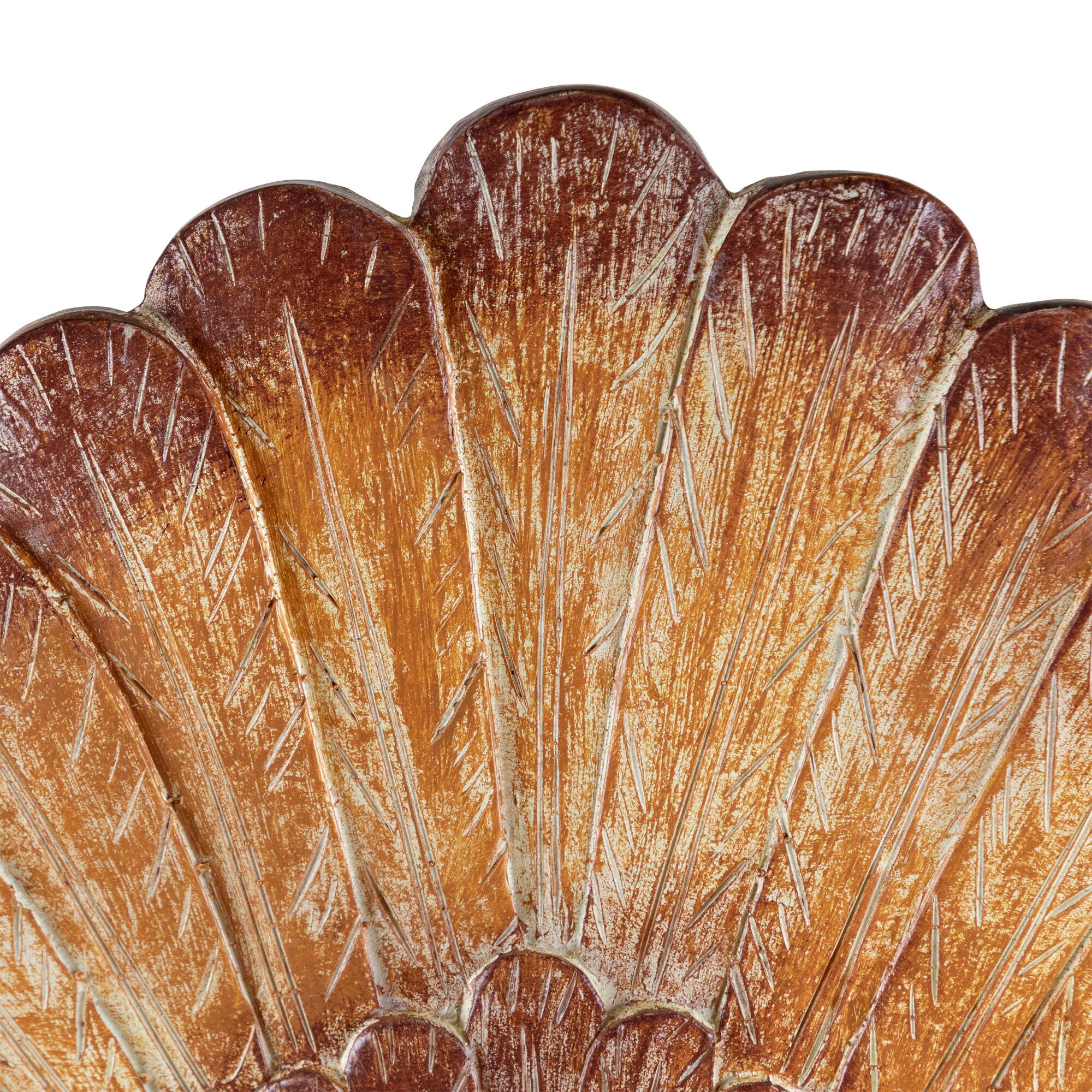 20" Turkey & Pumpkins Happy Thanksgiving Decoration