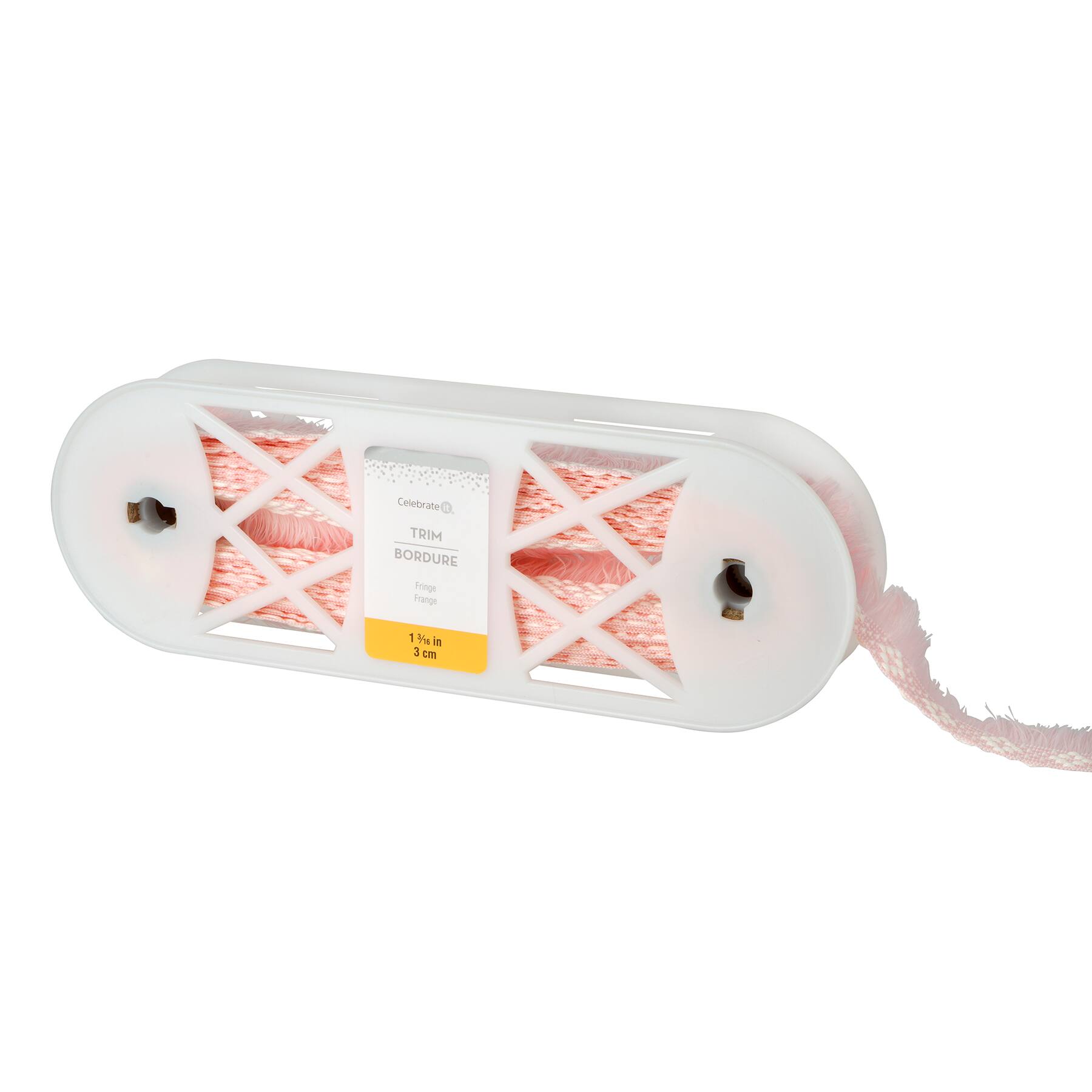 1 3/16&#x22; Diamond Jacquard Fringe Trim by Celebrate It&#xAE;