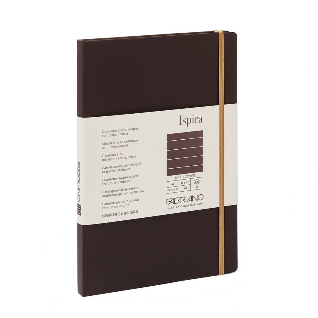 Fabriano® Ispira Lined Hard-Cover Notebook