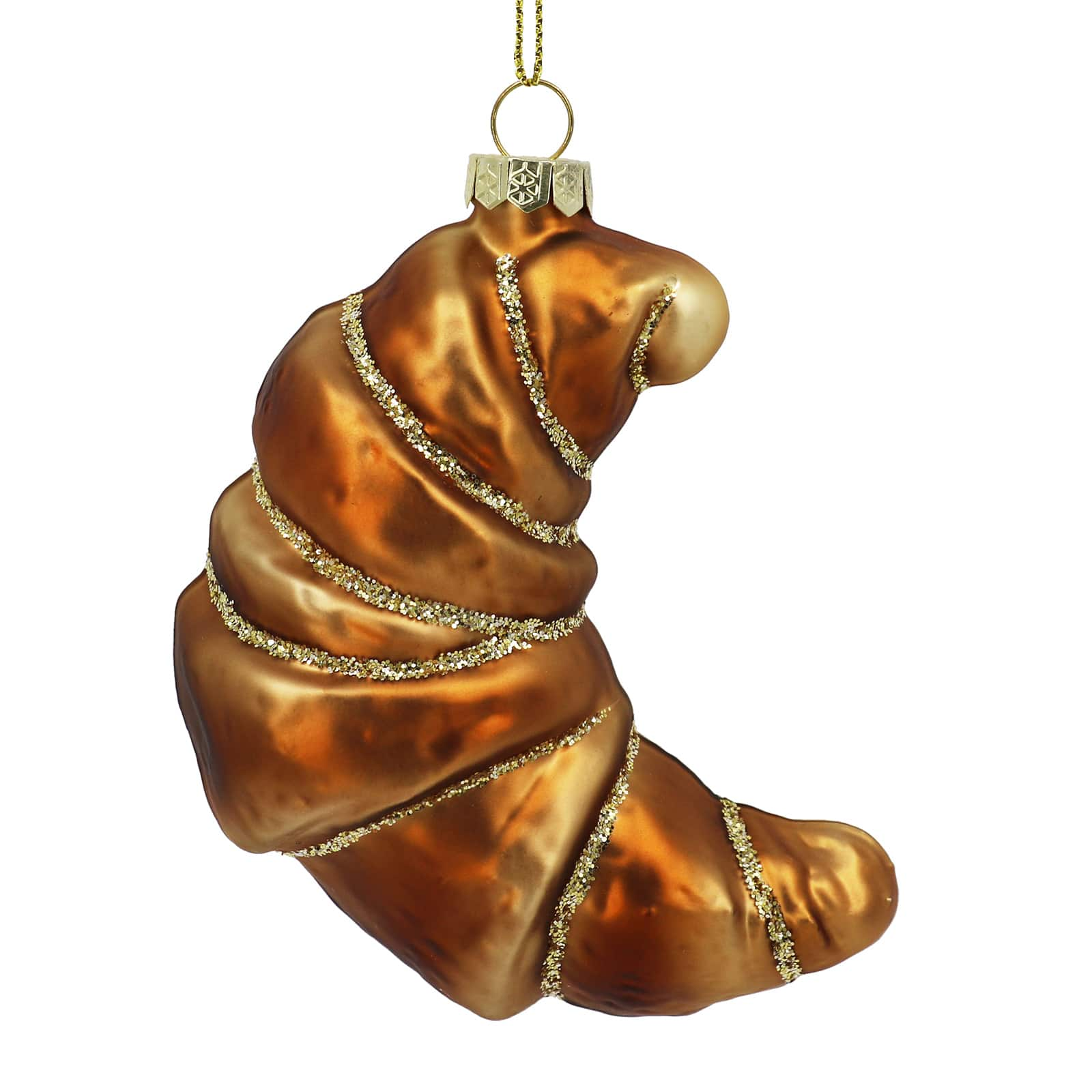 4.5&#x22; Croissant Glass Ornament by Ashland&#xAE;