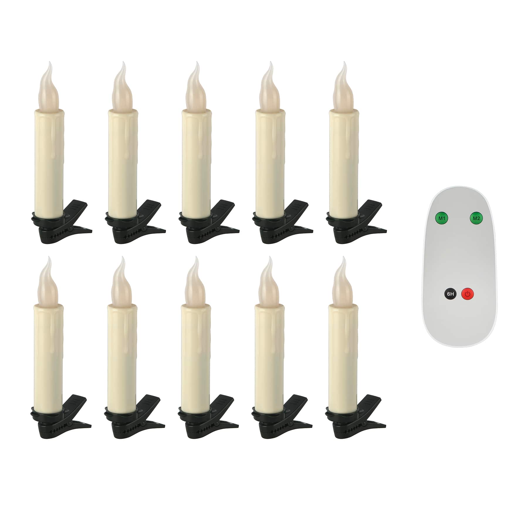 4&#x22; Lighted Clip-On Candles, 10ct. by Ashland&#xAE;