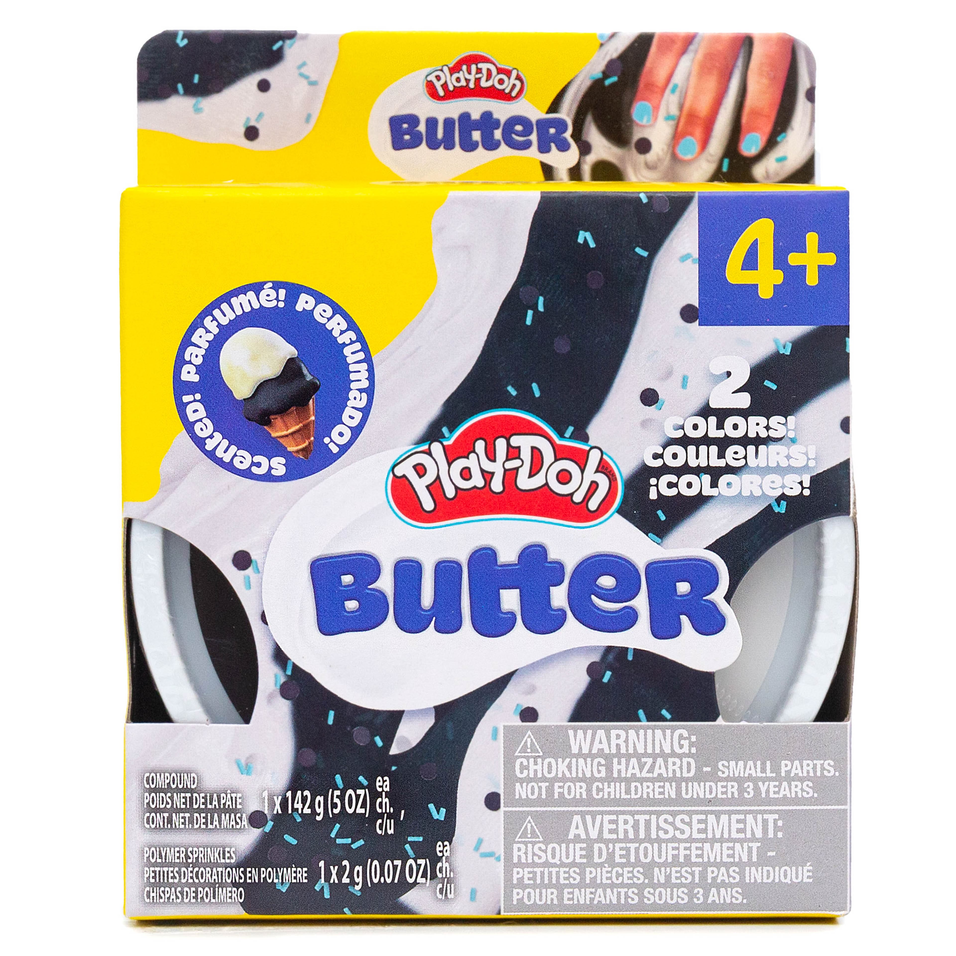 Play-Doh Black &#x26; White Cookies &#x26; Cream Scented Butter Compound
