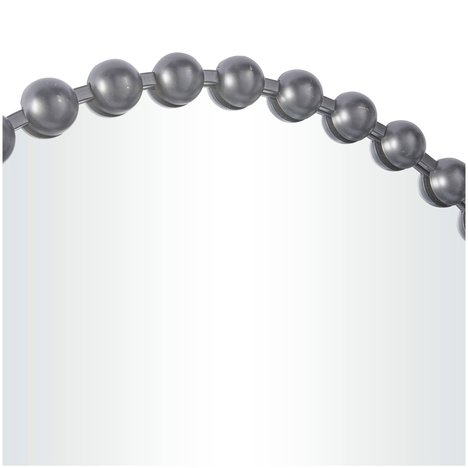 CosmoLiving by Cosmopolitan Dark Gray Metal Orb Framed Wall Mirror 36" x 2" x 36"