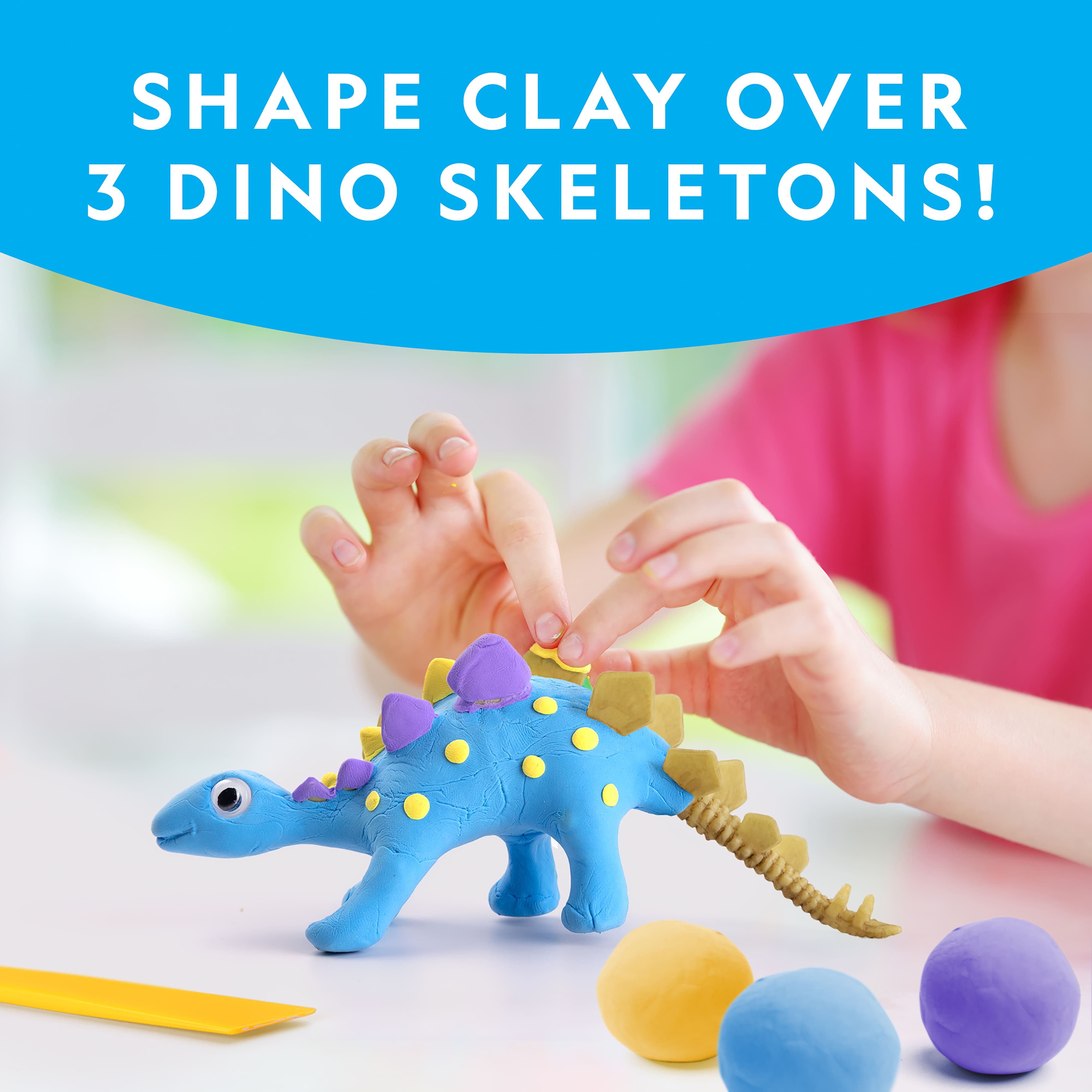 National Geographic&#x2122; Clay Dinosaur Modeling Kit