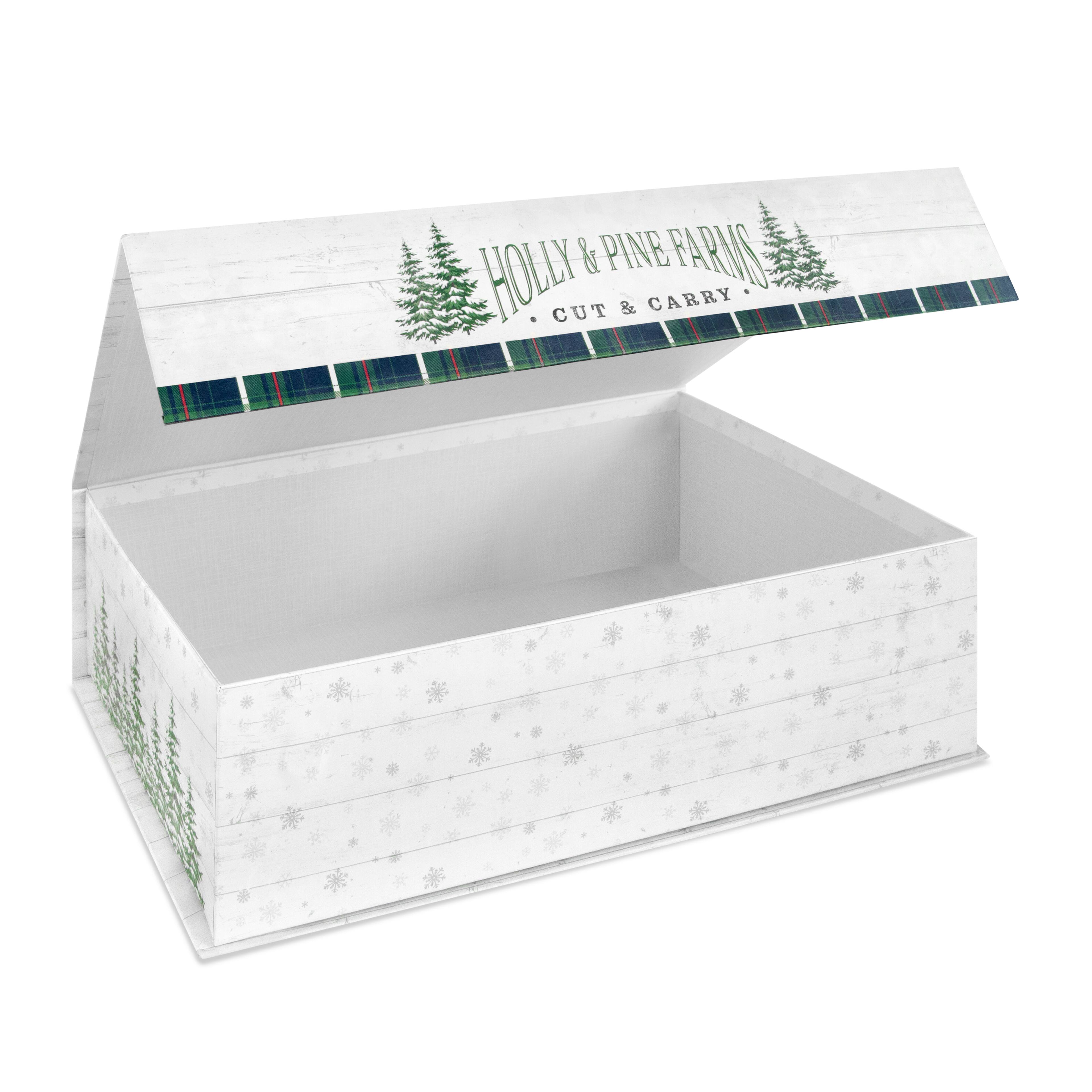 Large Christmas Tree Decorative Box by Ashland®