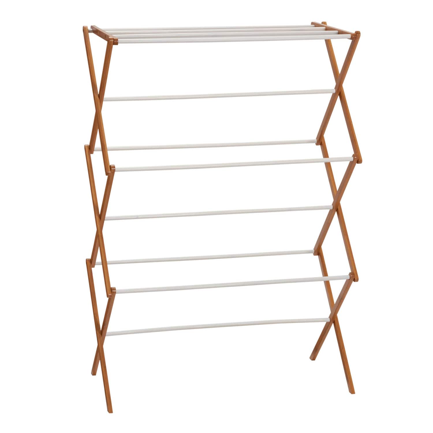 Household Essentials Drying Rack (Bamboo, 20")