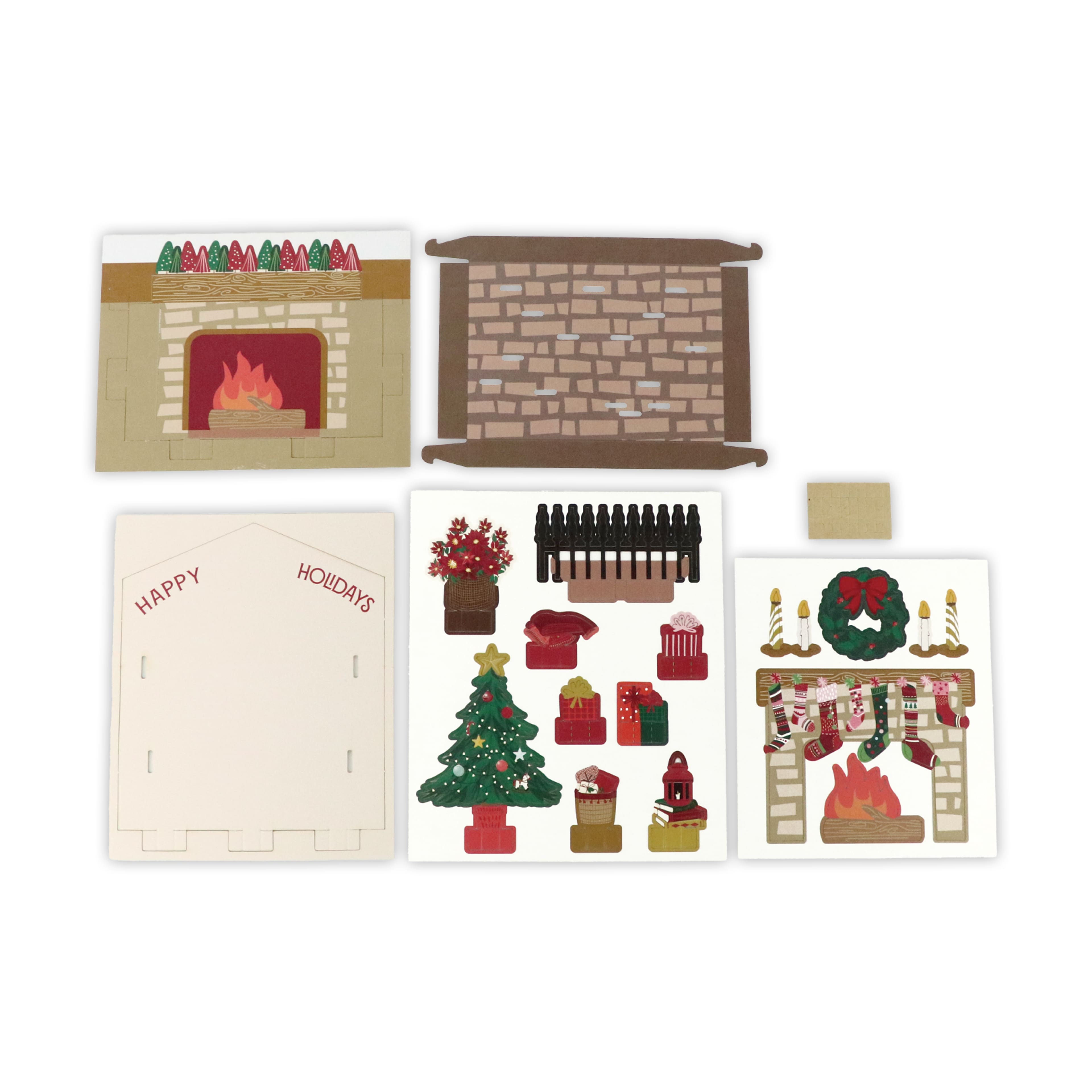 Fireplace Paper Diorama Kit by Recollections&#x2122;