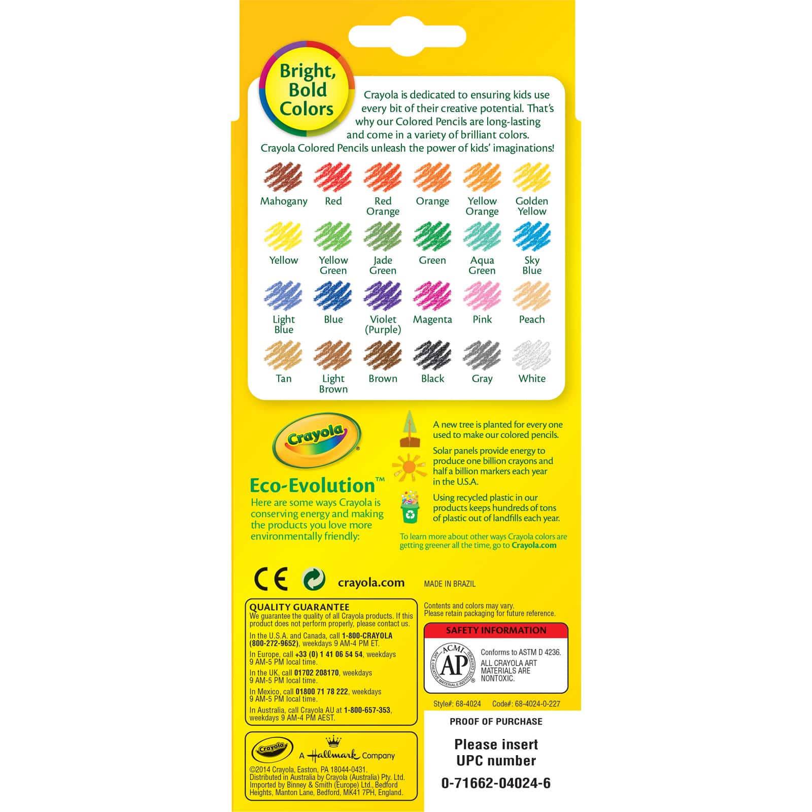 12 Packs: 24 ct. (288 total) Crayola&#xAE; Colored Pencils