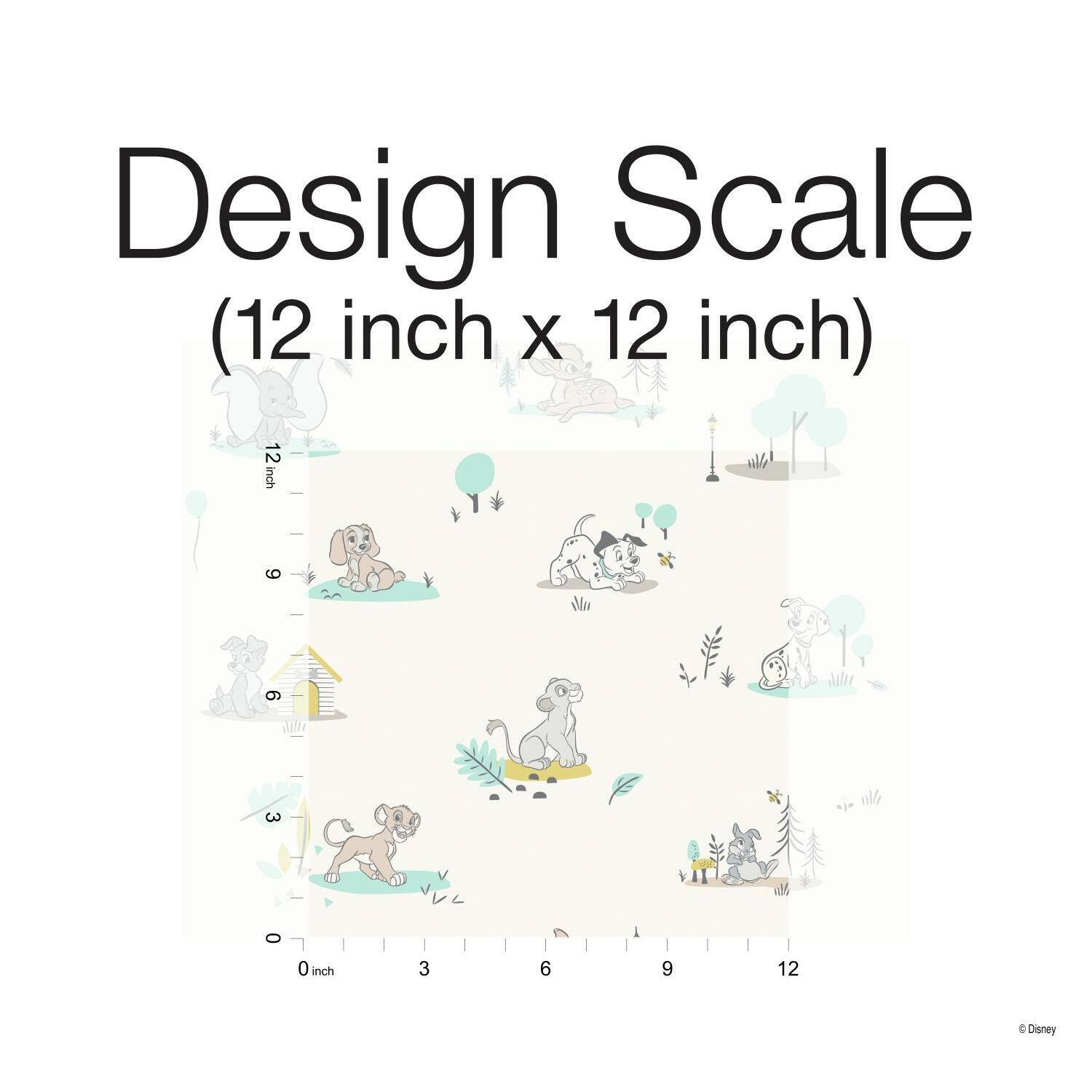 RoomMates Disney® Baby Animals Peel & Stick Wallpaper