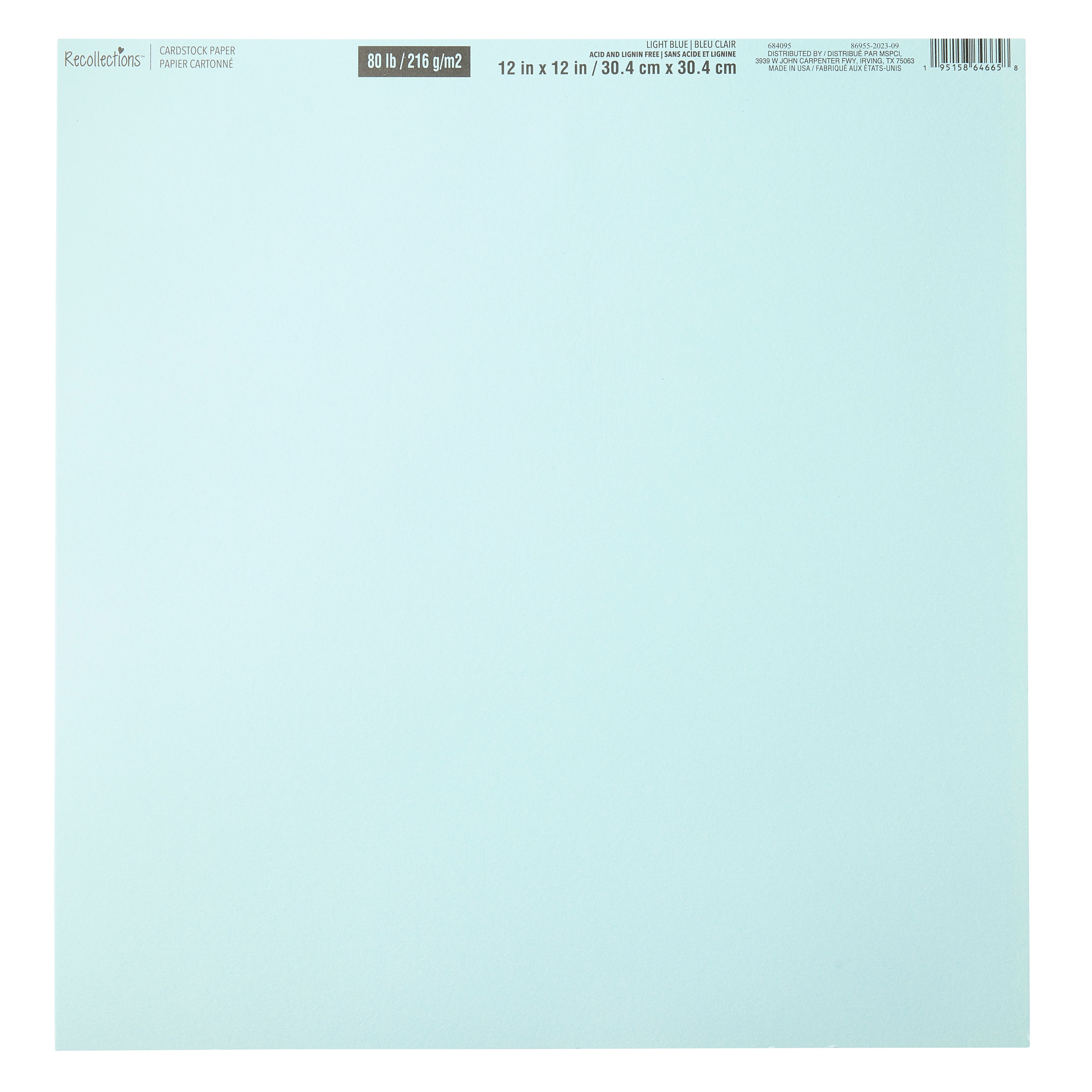 Smooth Solid Cardstock Paper by Recollections&#x2122;, 12&#x22; x 12&#x22;