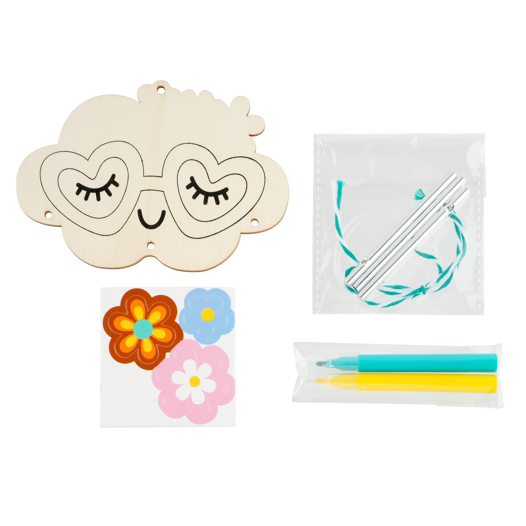 Summer Cloud Windchime Craft Kit by Creatology&#x2122;