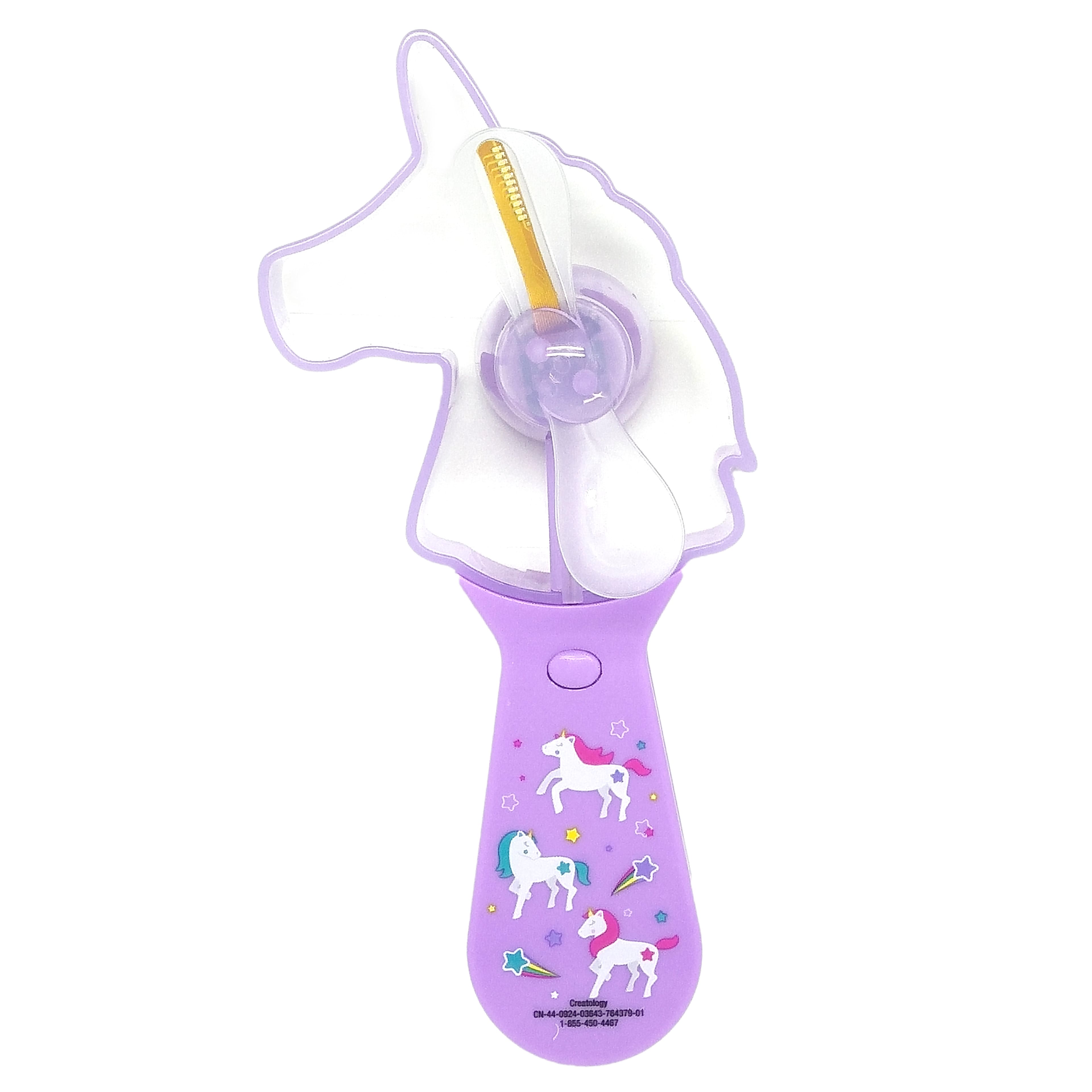Purple Unicorn Light Up Fan by Creatology&#x2122; Fab Finds