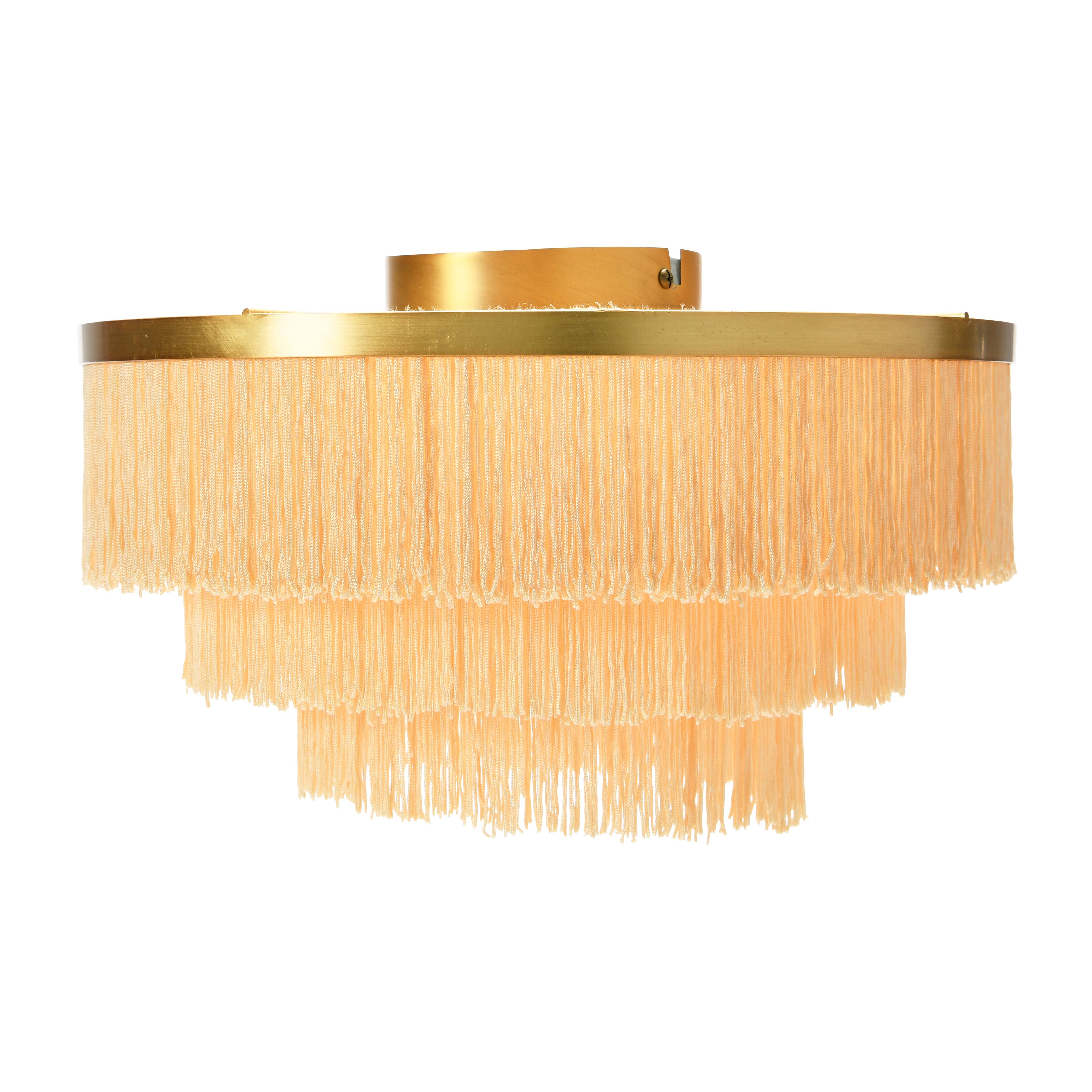 Hello Honey® 13.75" Round Flush Mount Fringe Light Fixture