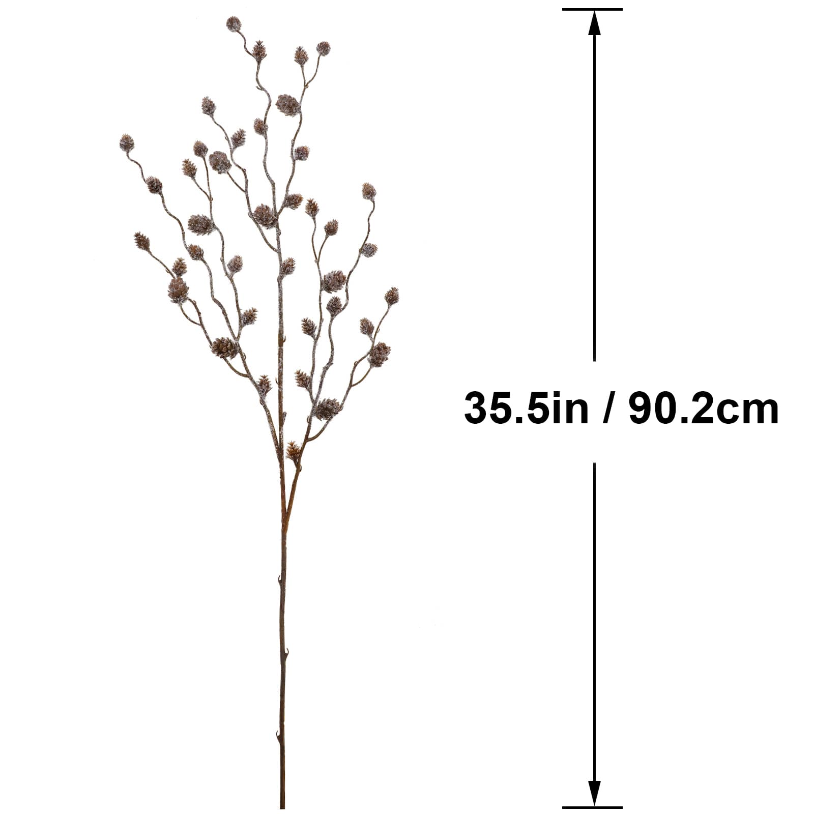 35.5&#x22; Mini Snowy Pinecone Stem by Ashland&#xAE;