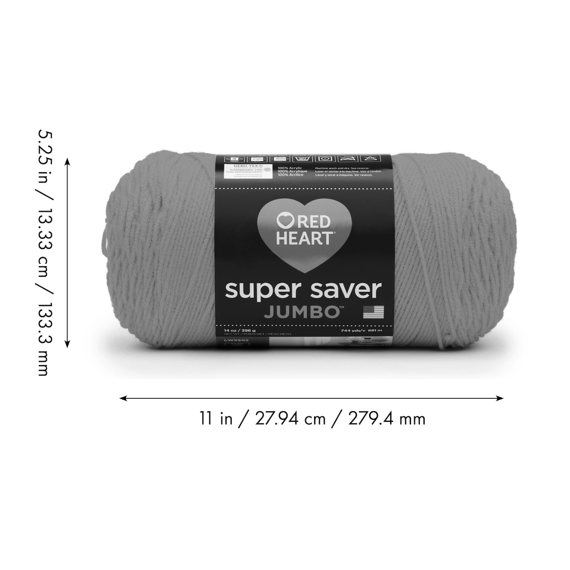 Red Heart&#xAE; Super Saver&#xAE; Solid Jumbo Yarn, 14oz.