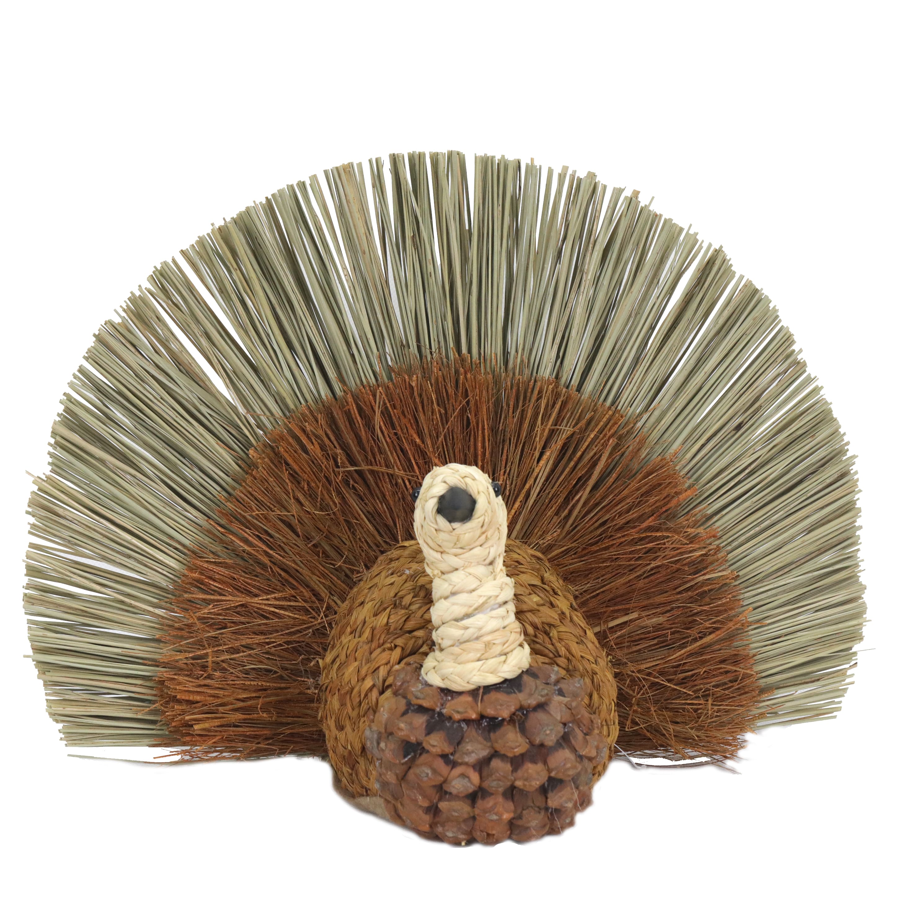 13.75&#x22; Brown Seagrass Turkey Tabletop Accent by Ashland&#xAE;