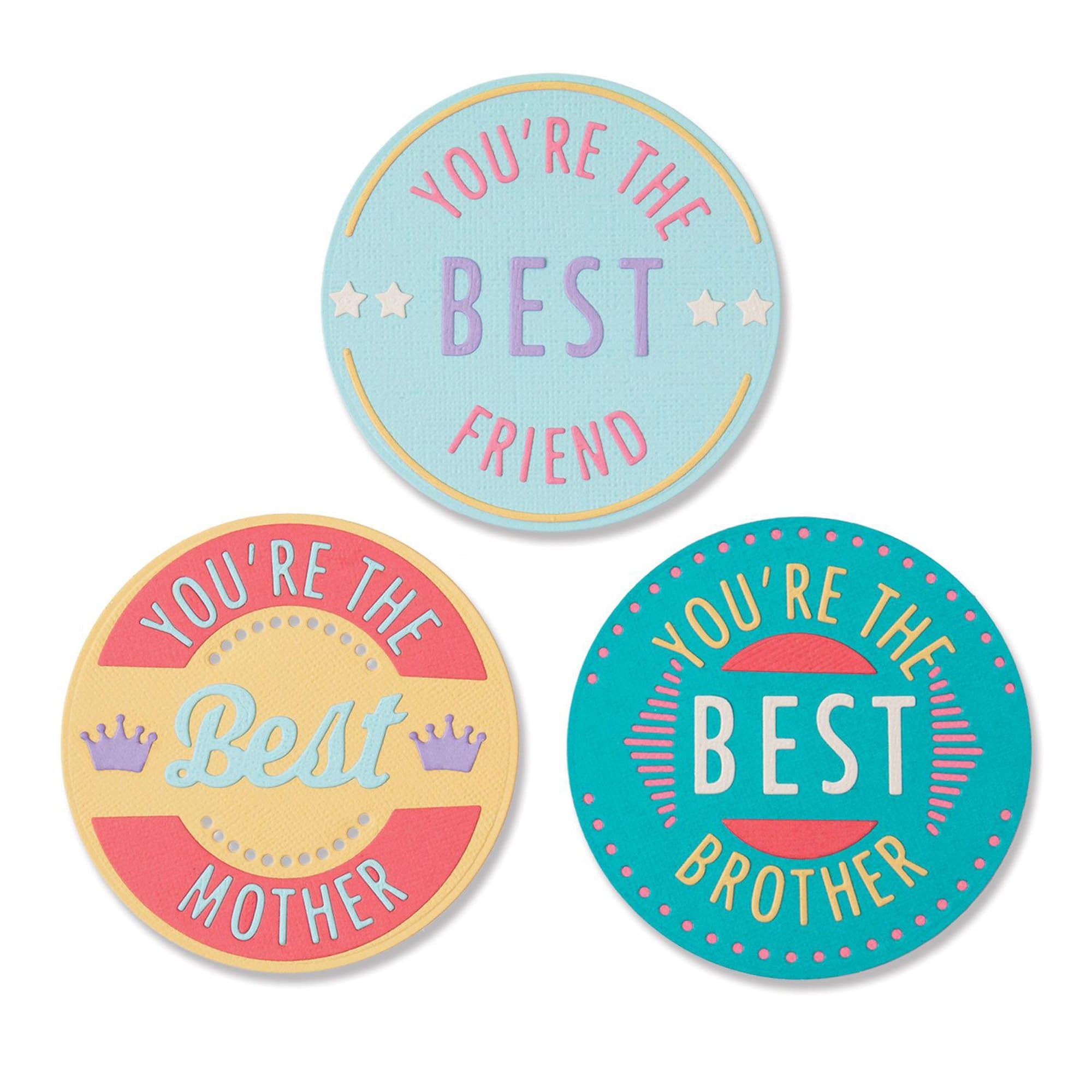Sizzix&#xAE; Thinlits You&#x27;re The Best Dies