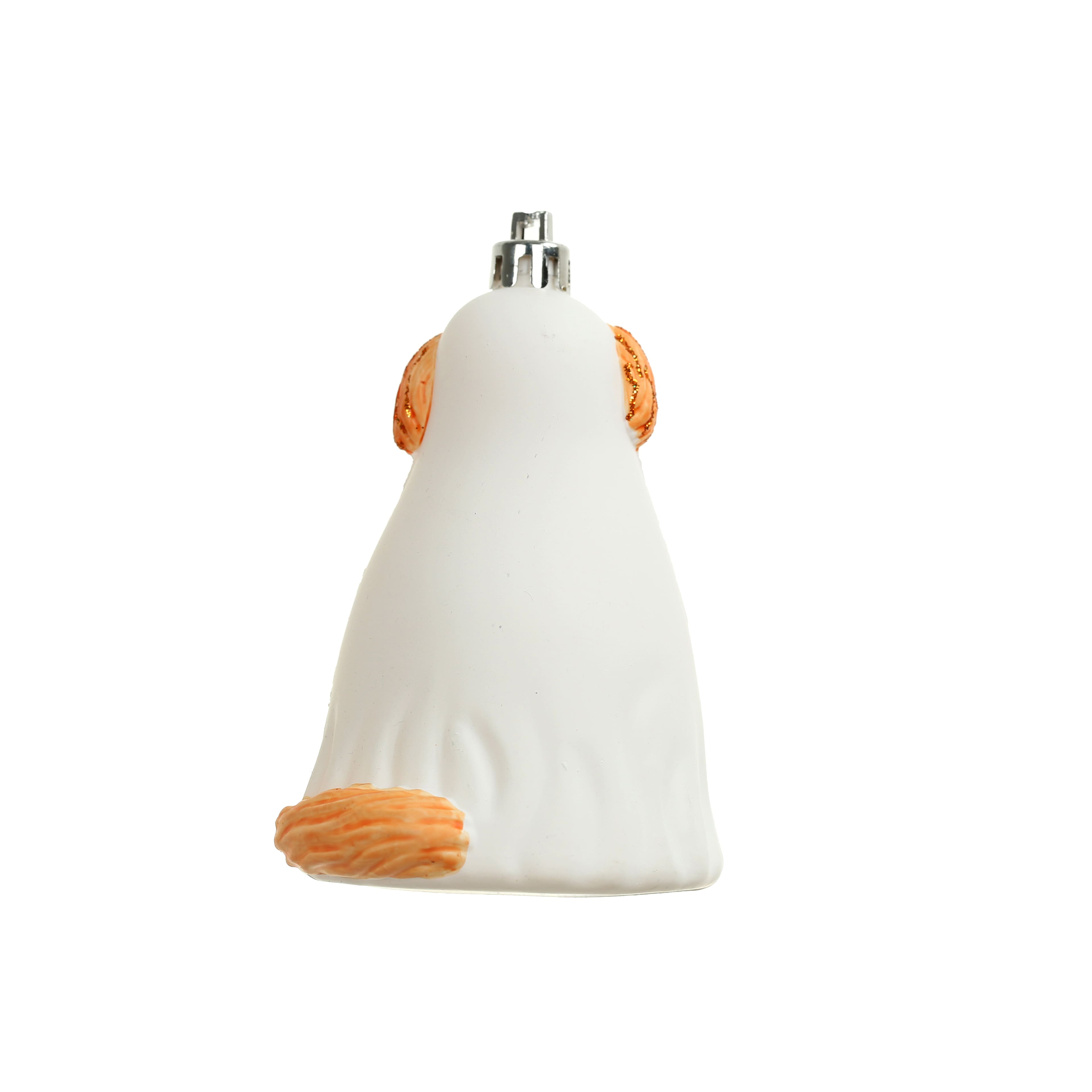 3.75&#x22; Dog in Ghost Costume Plastic Ornament by Ashland&#xAE;