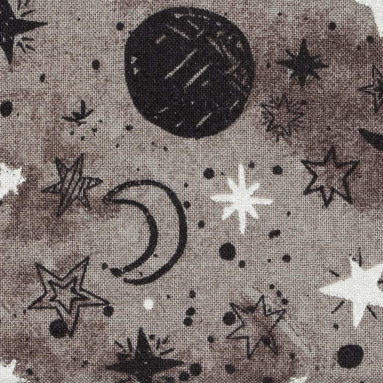 Gray Night Sky Cotton Fabric by Loops & Threads™