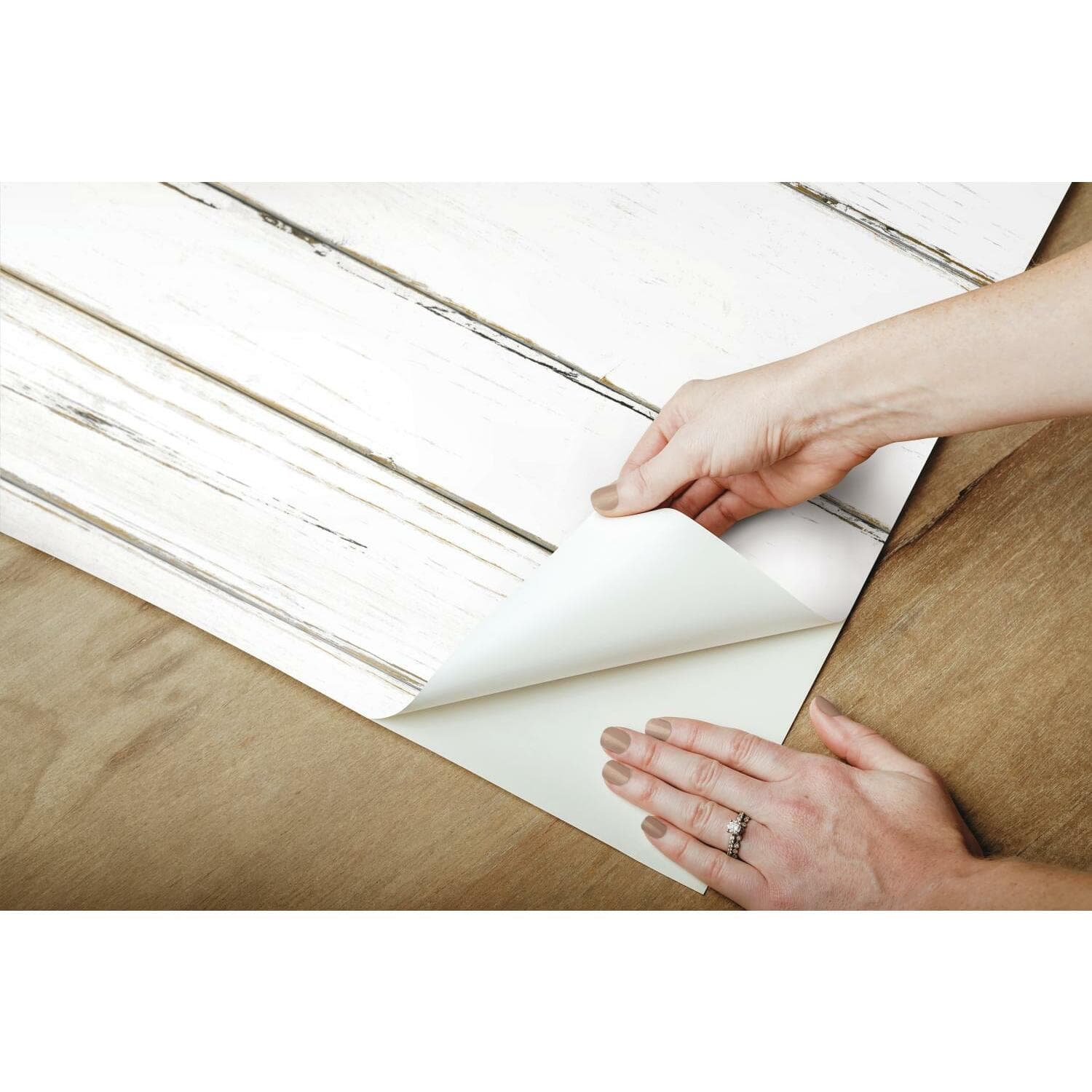 RoomMates Shiplap Peel & Stick Wallpaper