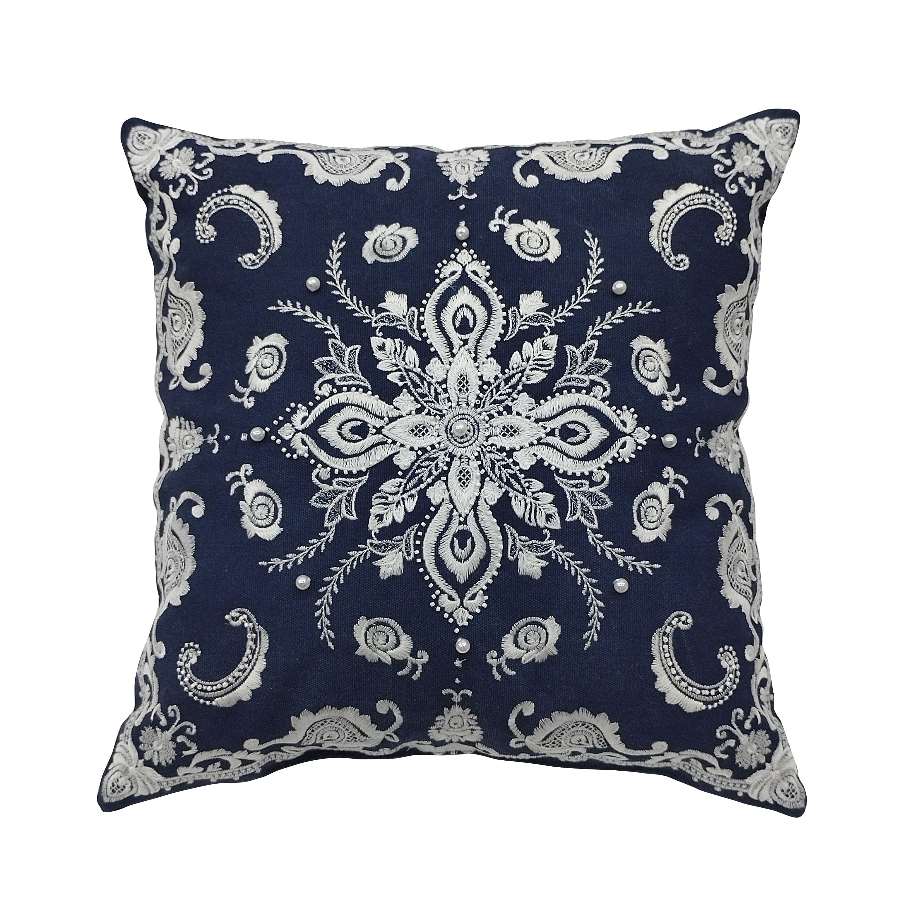 17.5" Blue Bandana Pillow by Ashland®