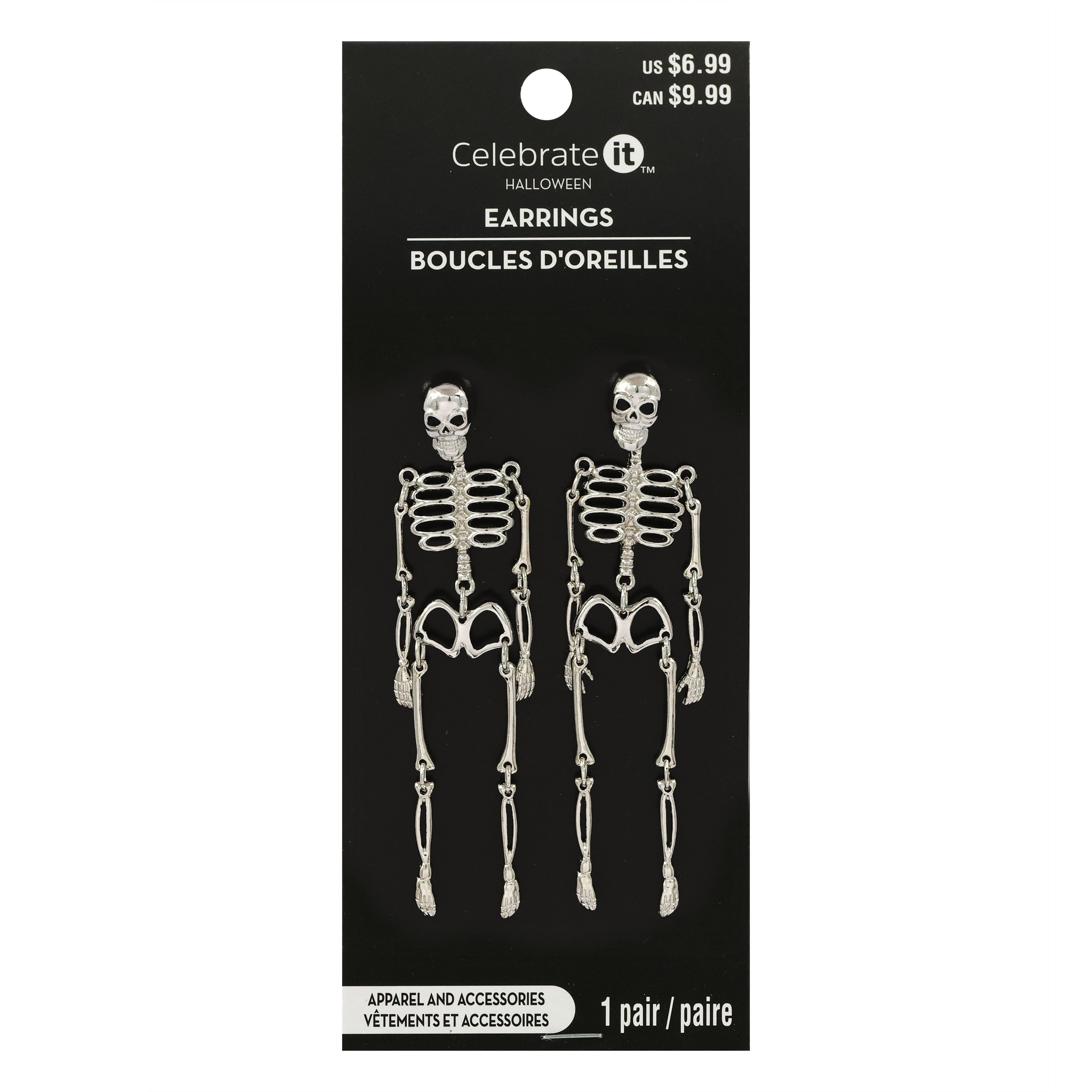 Silver Skeleton Earrings by Celebrate It&#x2122;