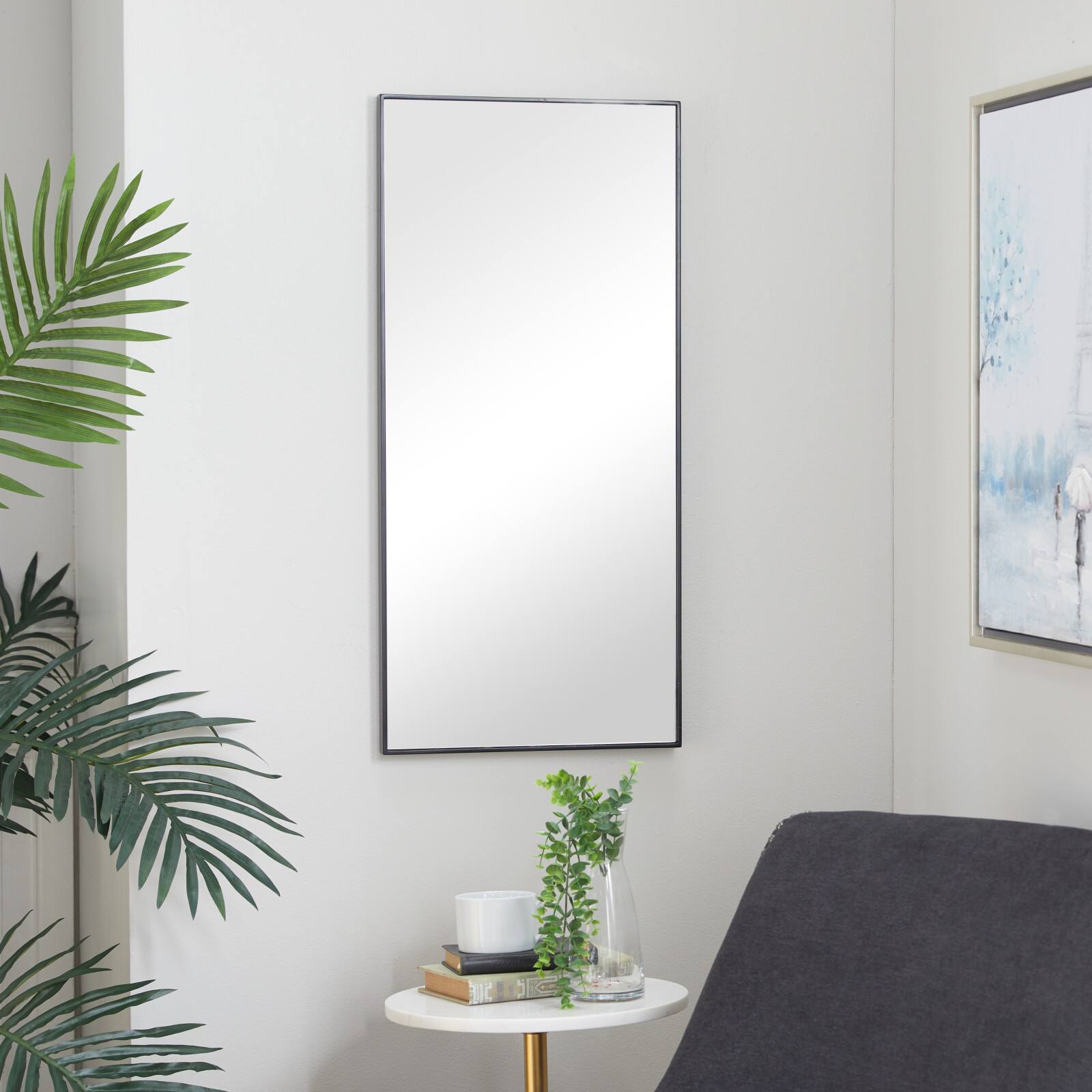 Black Contemporary Wall Mirror