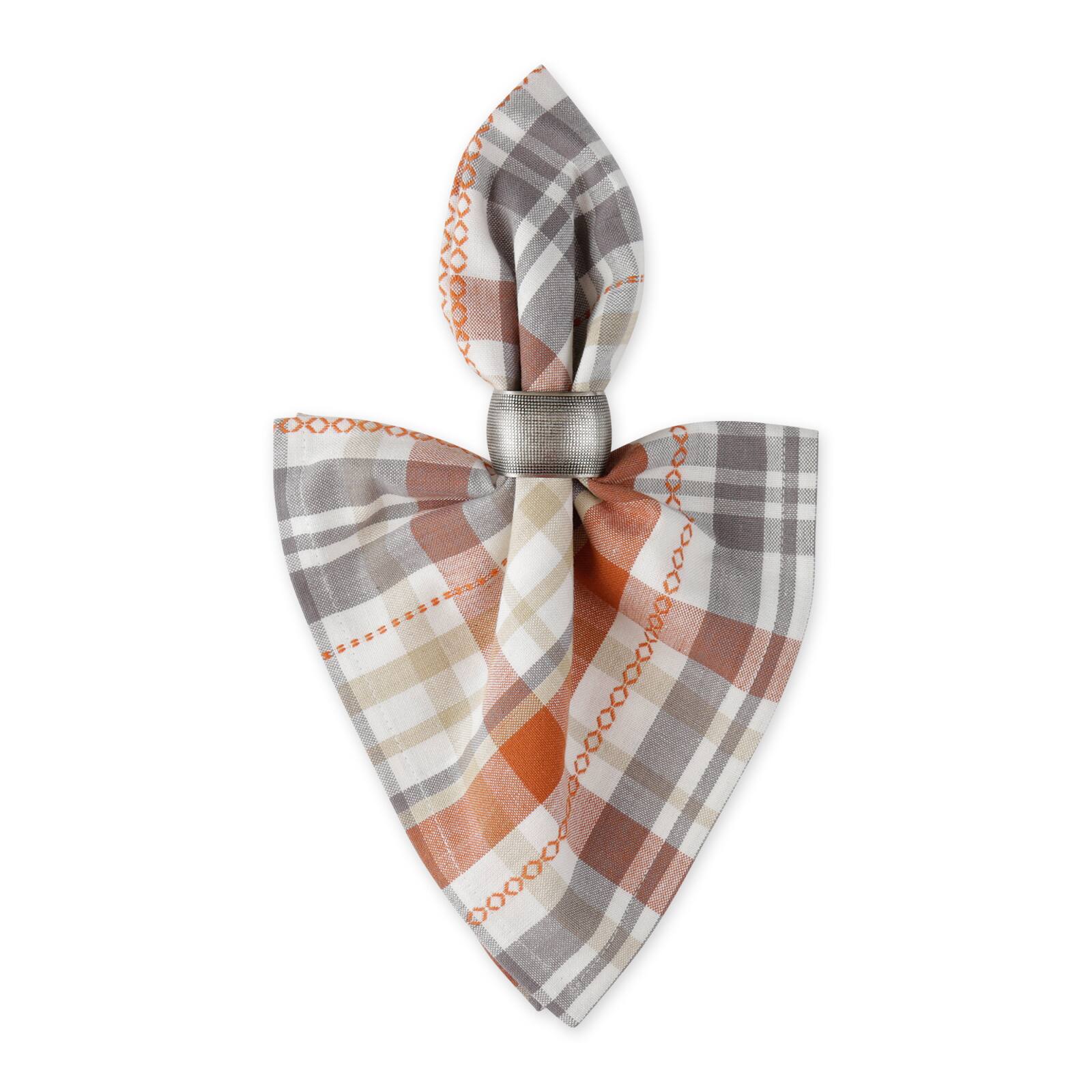 DII® Autumn Afternoon Plaid Dinner Napkins, 6ct.