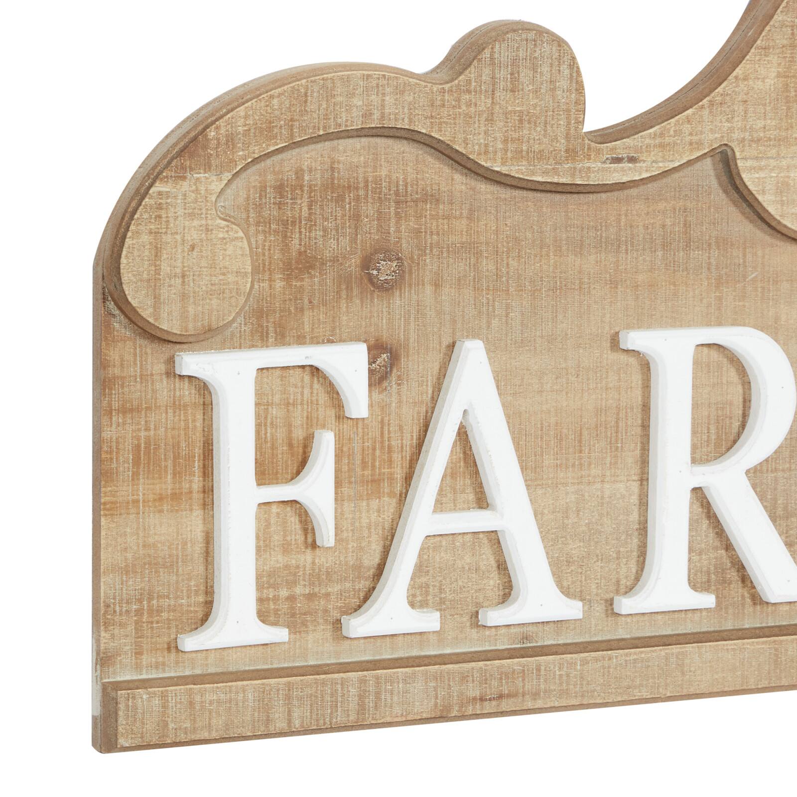 Brown Wood Farmhouse Wall Decor 19&#x22; x 47&#x22; x 1&#x22;