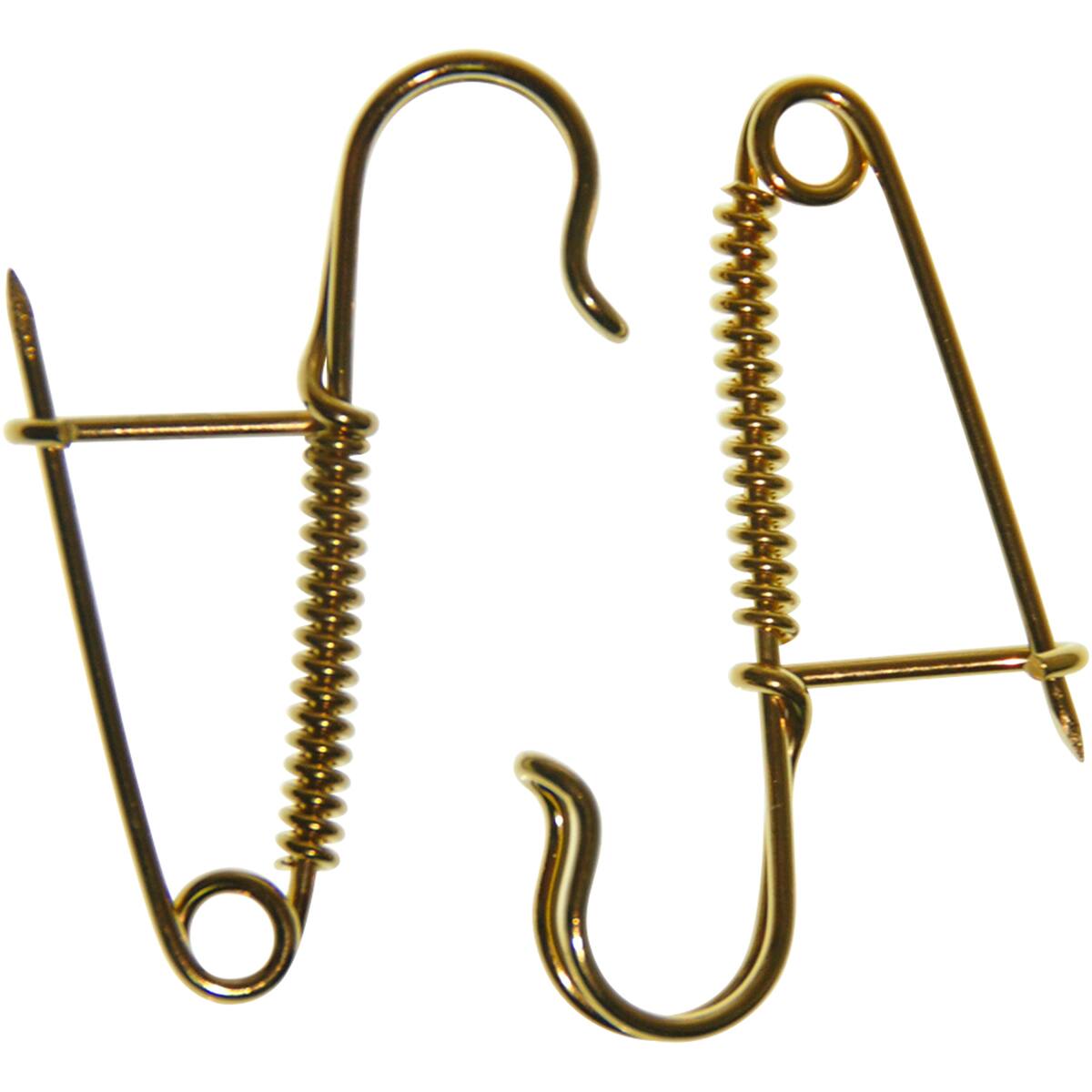 Lacis Gold Knitting Pin Pair