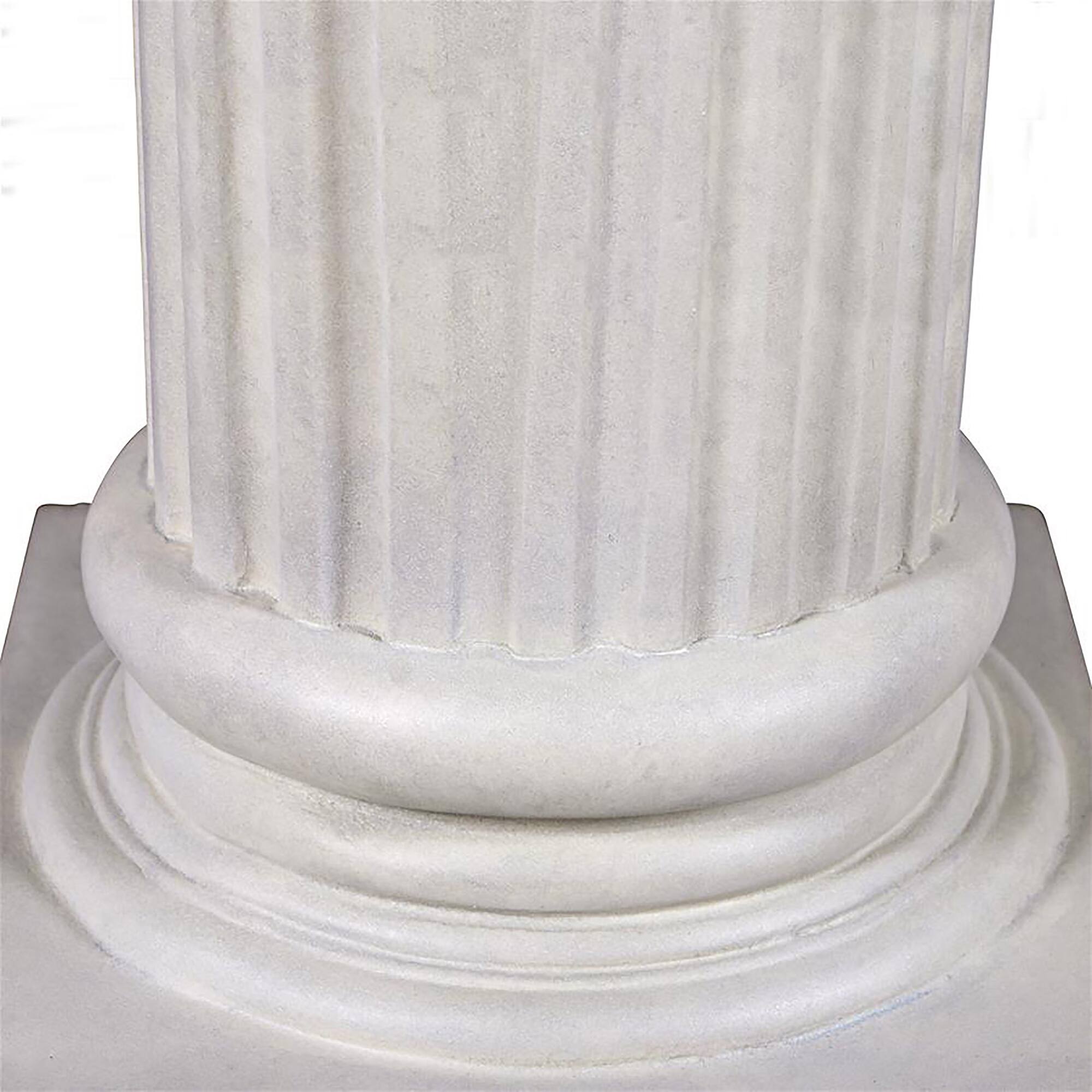 Design Toscano&#xAE; 20&#x22; Small Classical Greek Fluted Garden Statuary Pedestal