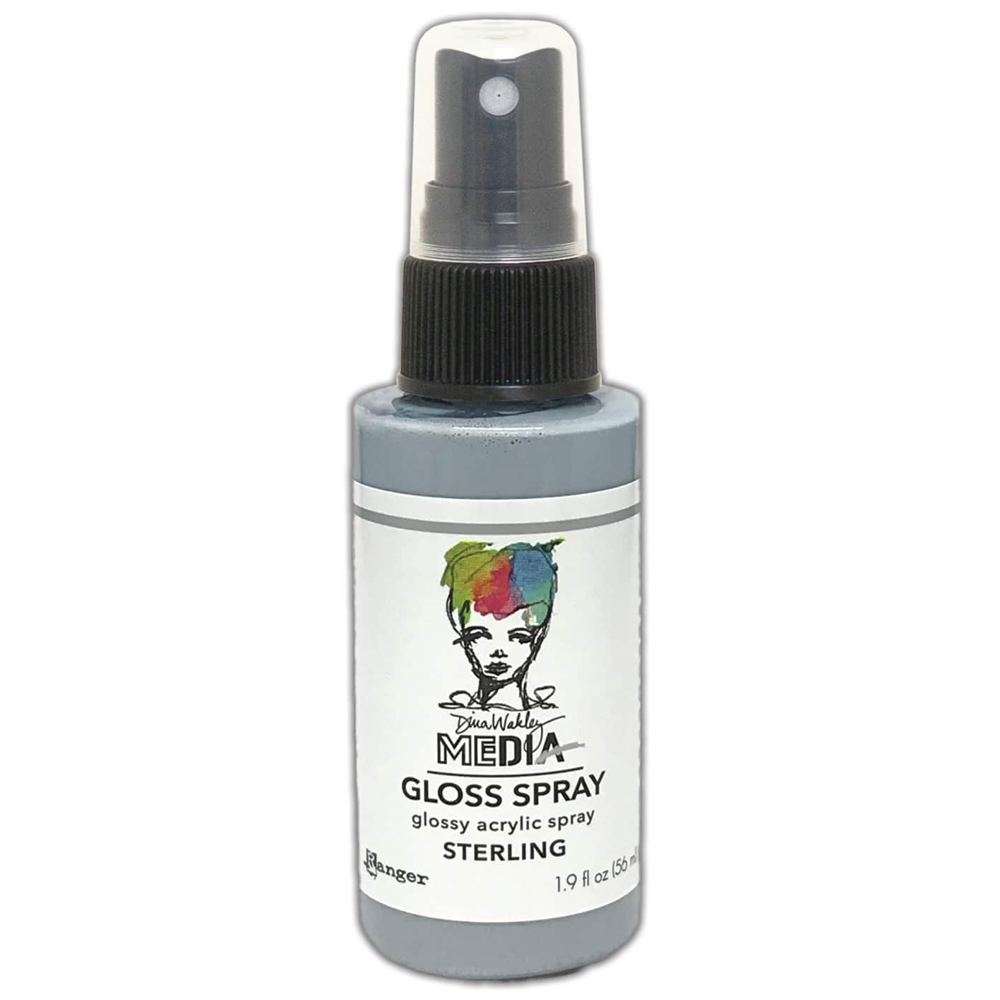 Dina Wakley Media Metallic Gloss Spray, 2oz.