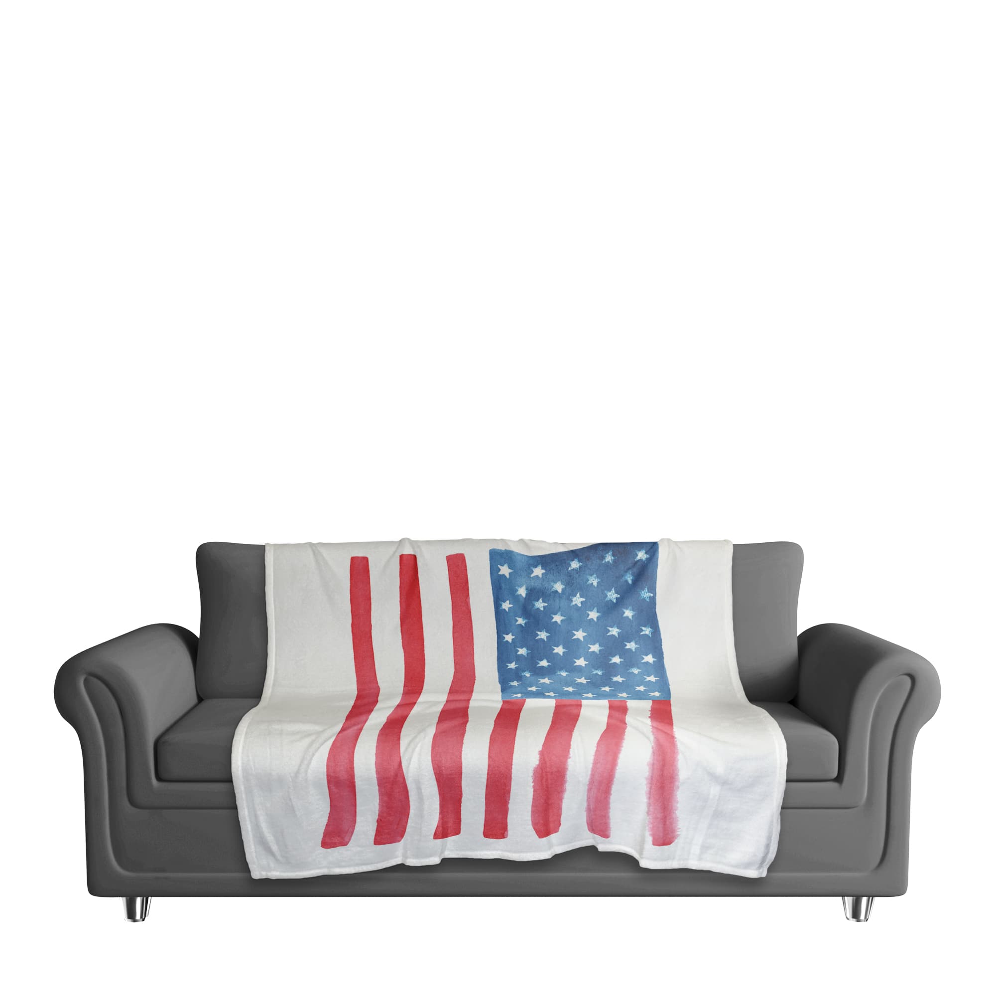 American Flag Coral Fleece Blanket