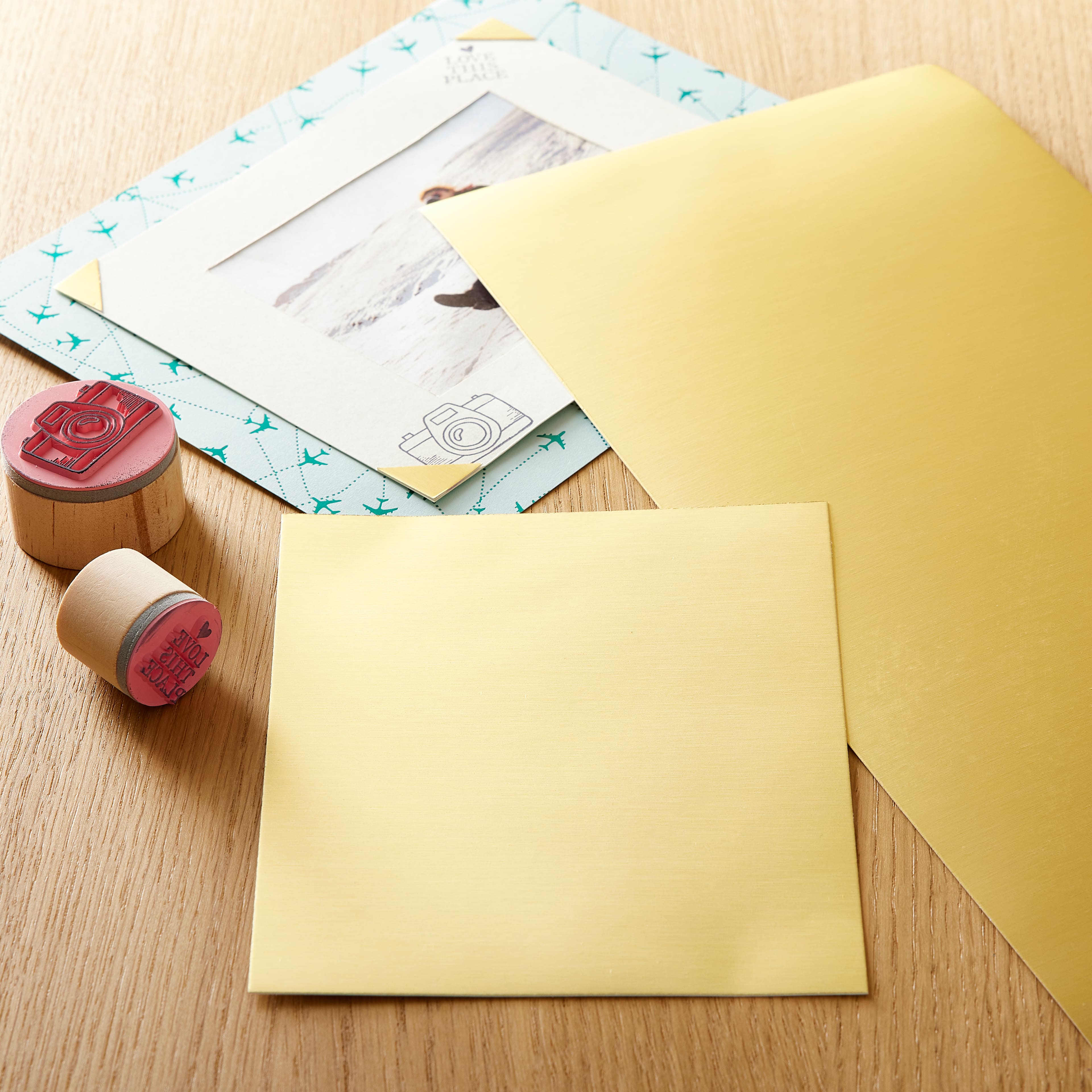 30 Pack: Matte Gold Foil Paper by Recollections®, 12" x 12"