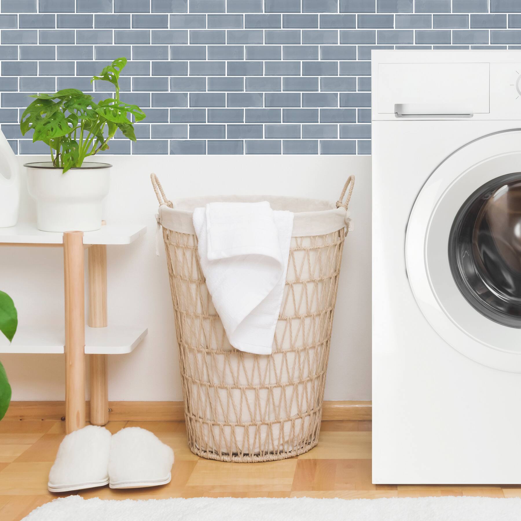 RoomMates Blue Seaglass Peel & Stick Sitcktiles