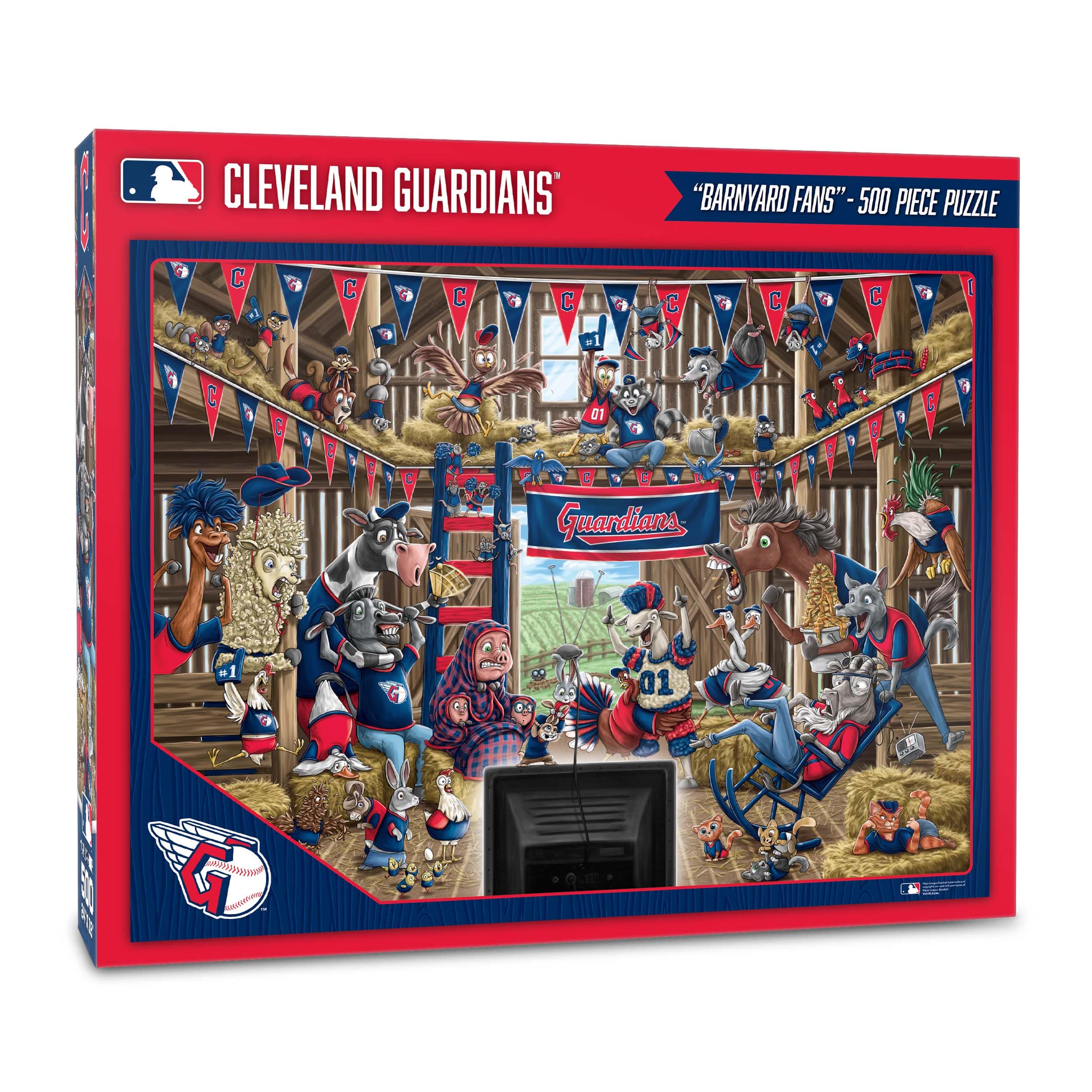 MLB Barnyard Fans 500 Piece Puzzle