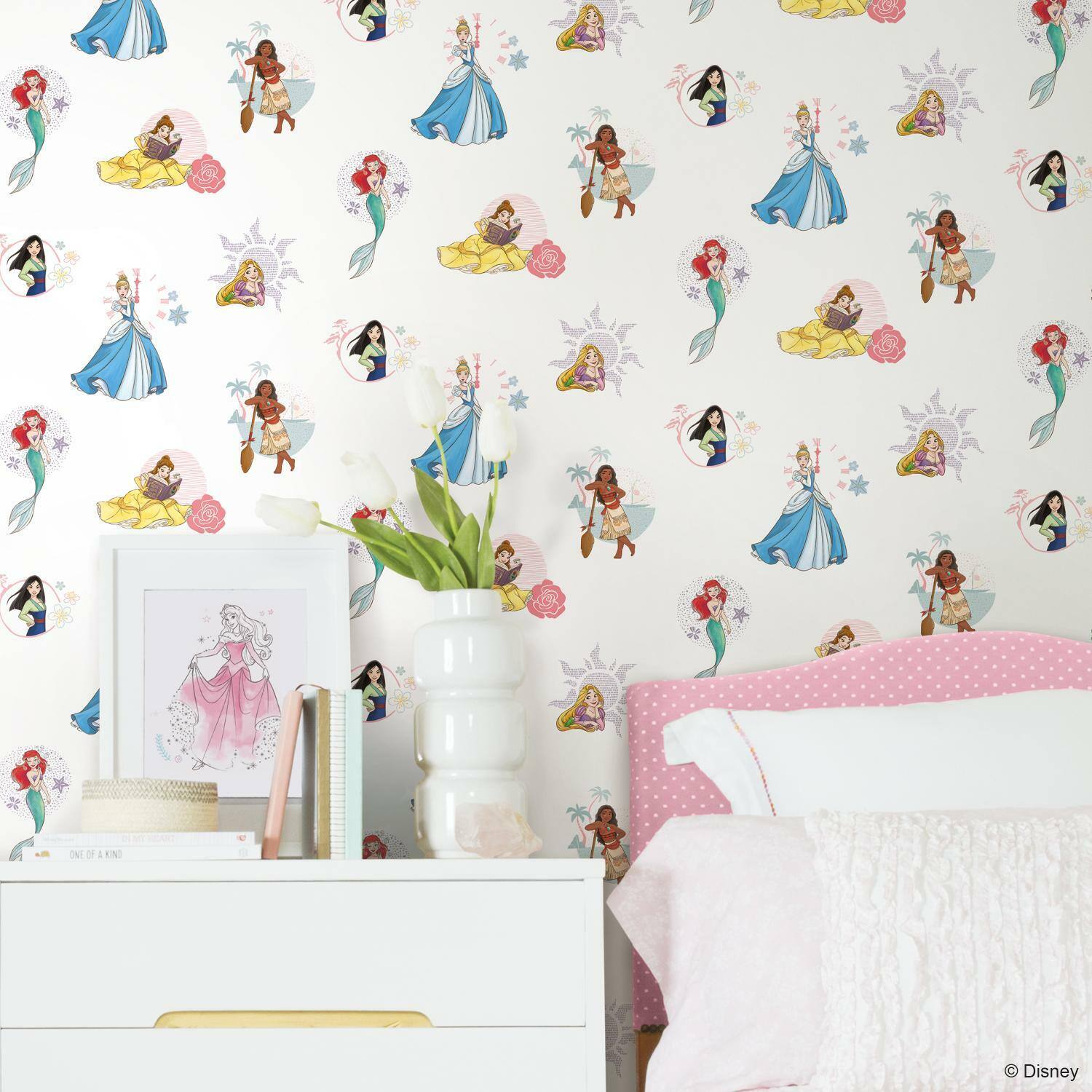 RoomMates Disney&#xAE; Princess Power Peel &#x26; Stick Wallpaper
