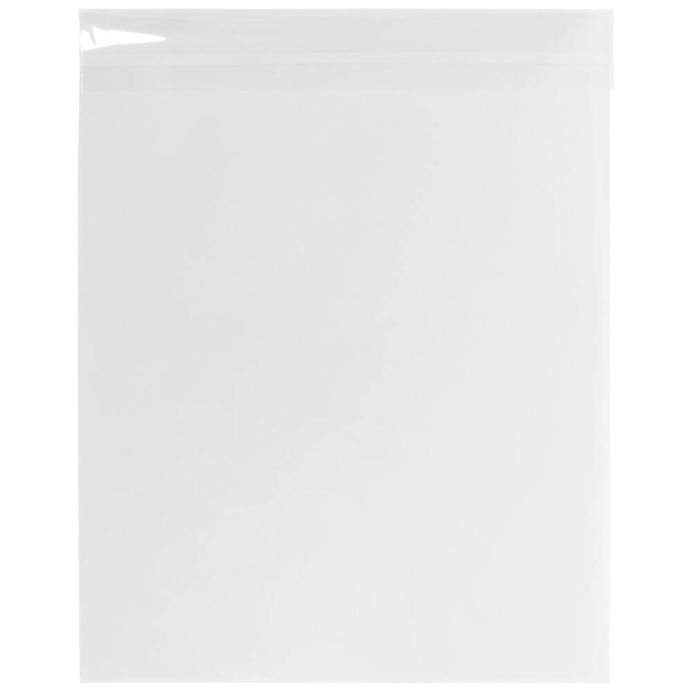 JAM Paper 11.25" x 14.25" Clear No. 10 Policy Cello Sleeve Envelopes, 100ct.