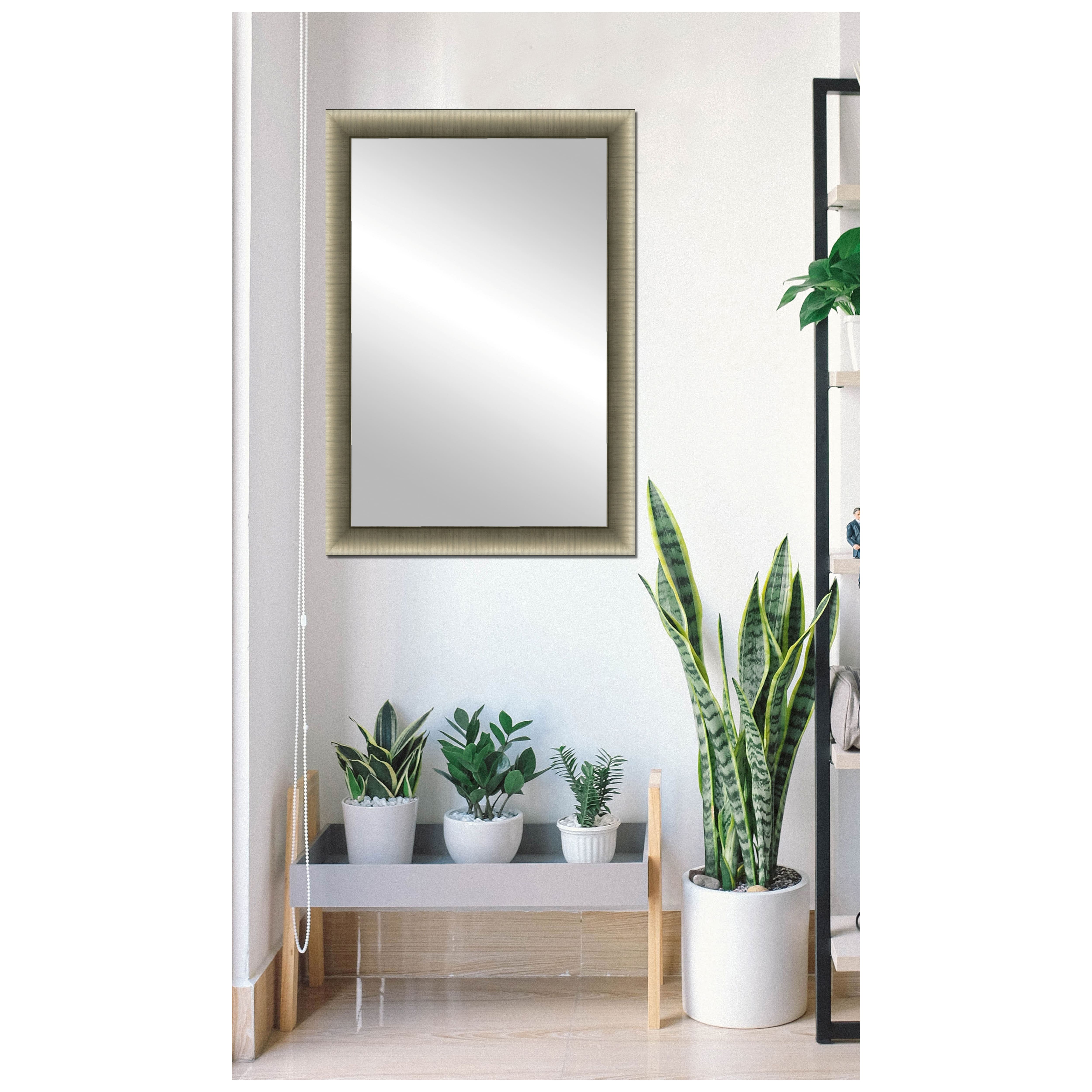 Timeless Frames® Mari Champagne 24" x 37" Framed Mirror