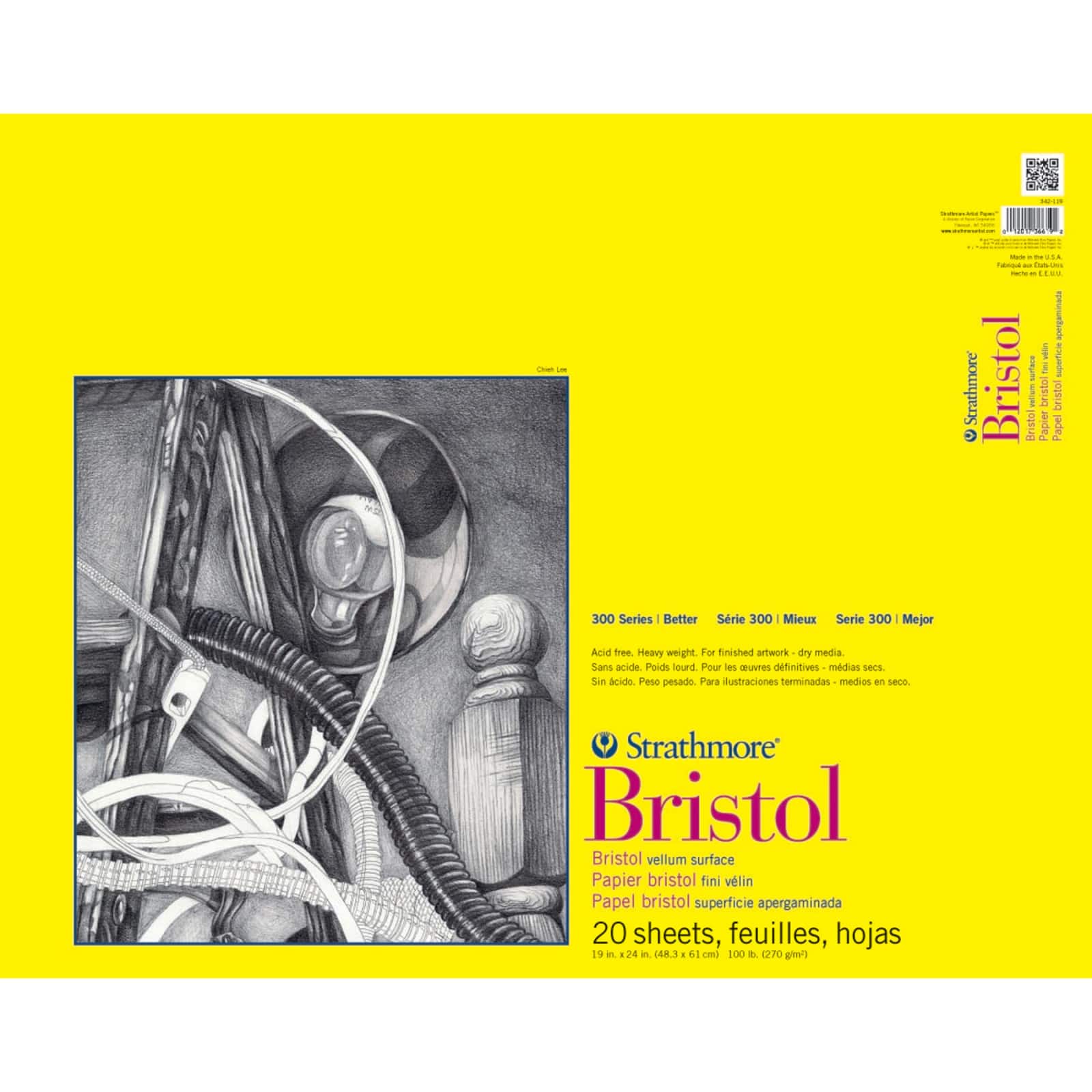 Strathmore&#xAE; 300 Series Bristol Vellum Pad