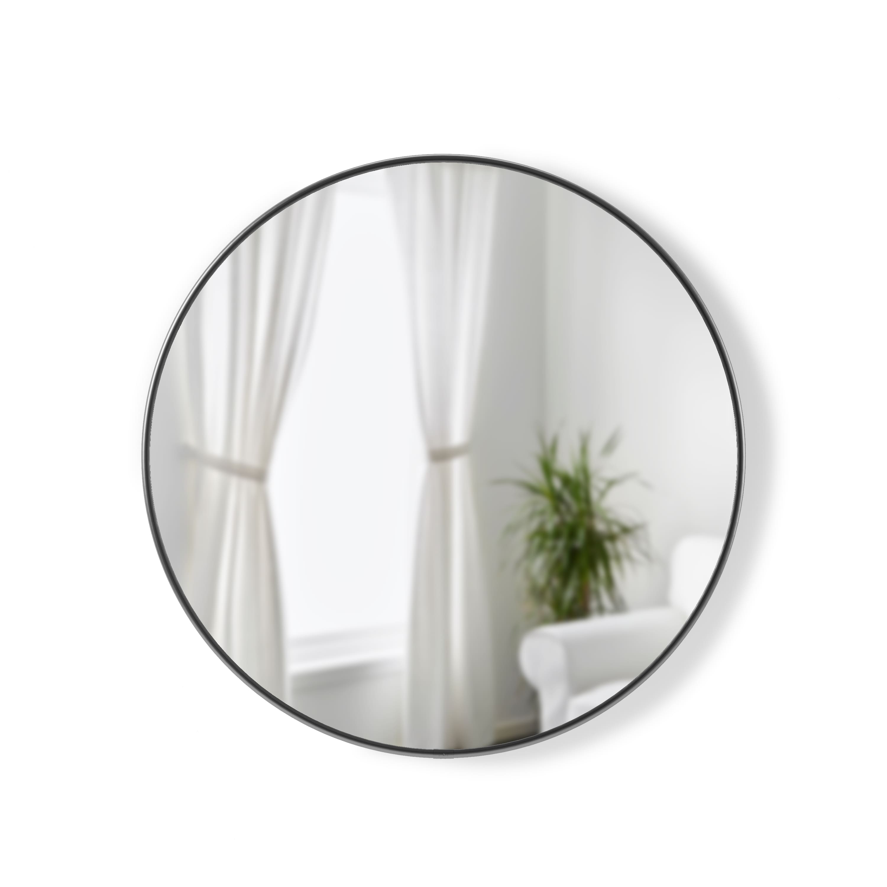 Modern Wall Mirror  Hubba Large Round Circle Mirror by Umbra