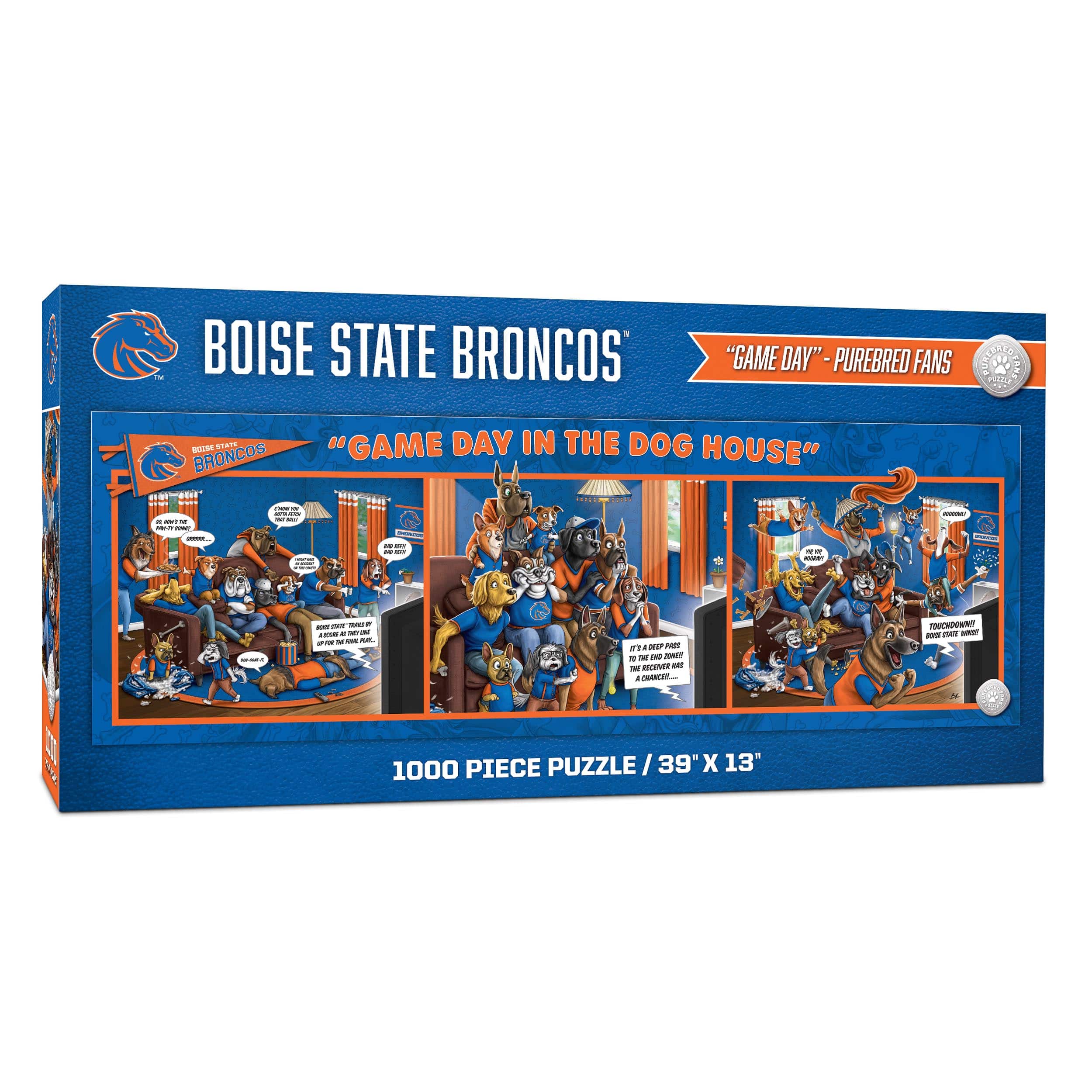 College Game Day in the Dog House 1,000 Piece Puzzle
