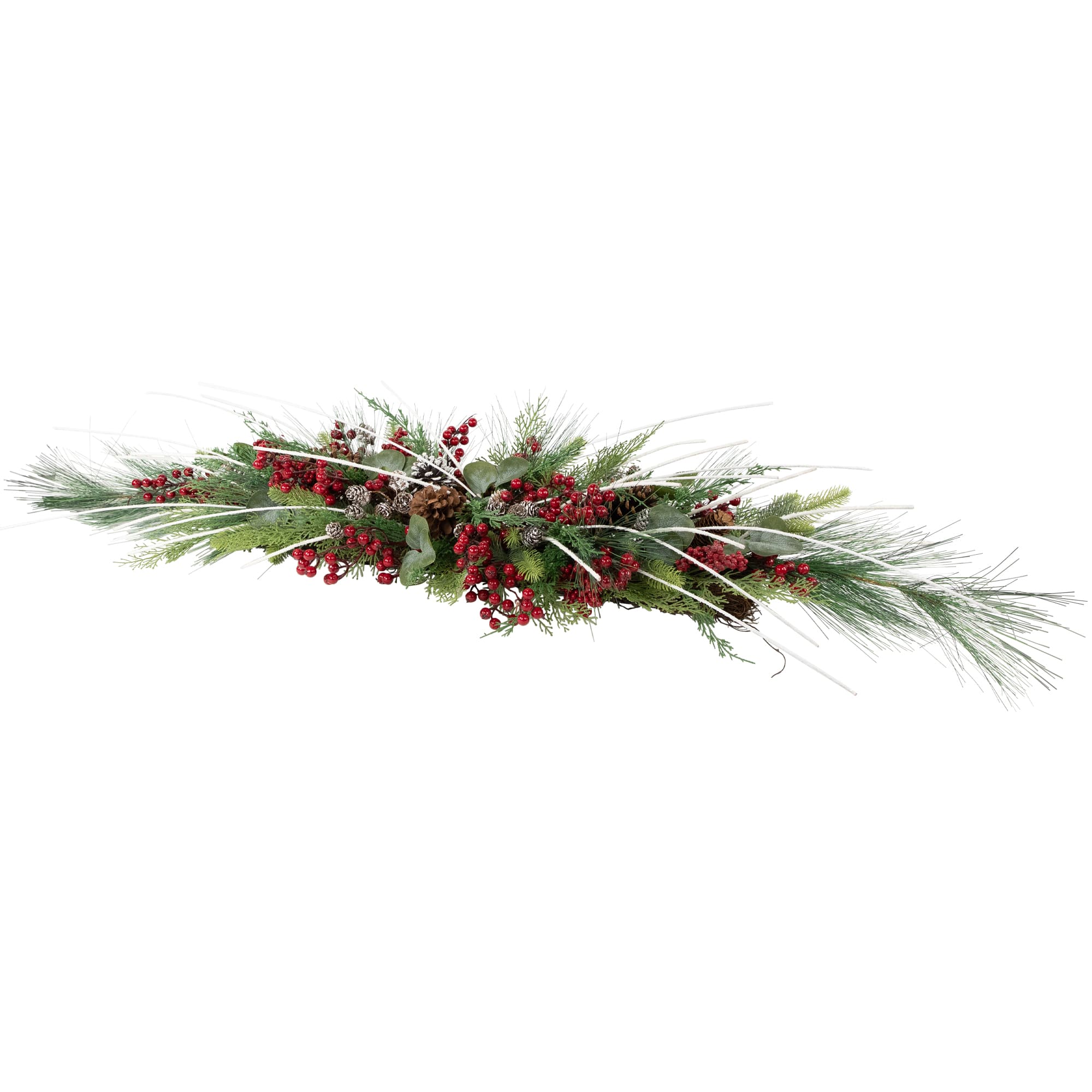 Real Touch™ 5ft. Unlit Berries & Birch Twigs Artificial Pine Christmas Swag
