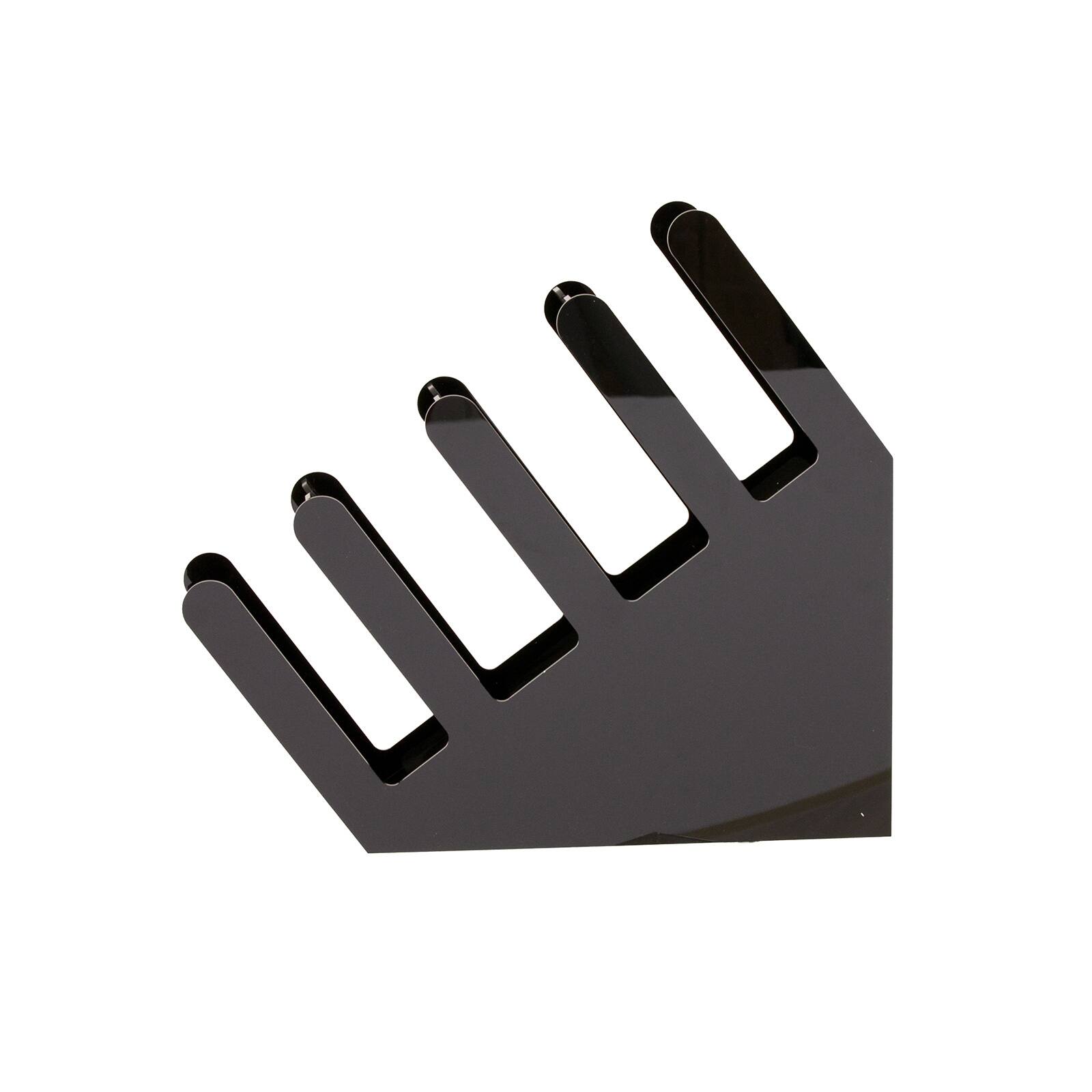 Mind Reader 4 Compartment Acrylic Cup & Lid Storage Organizer