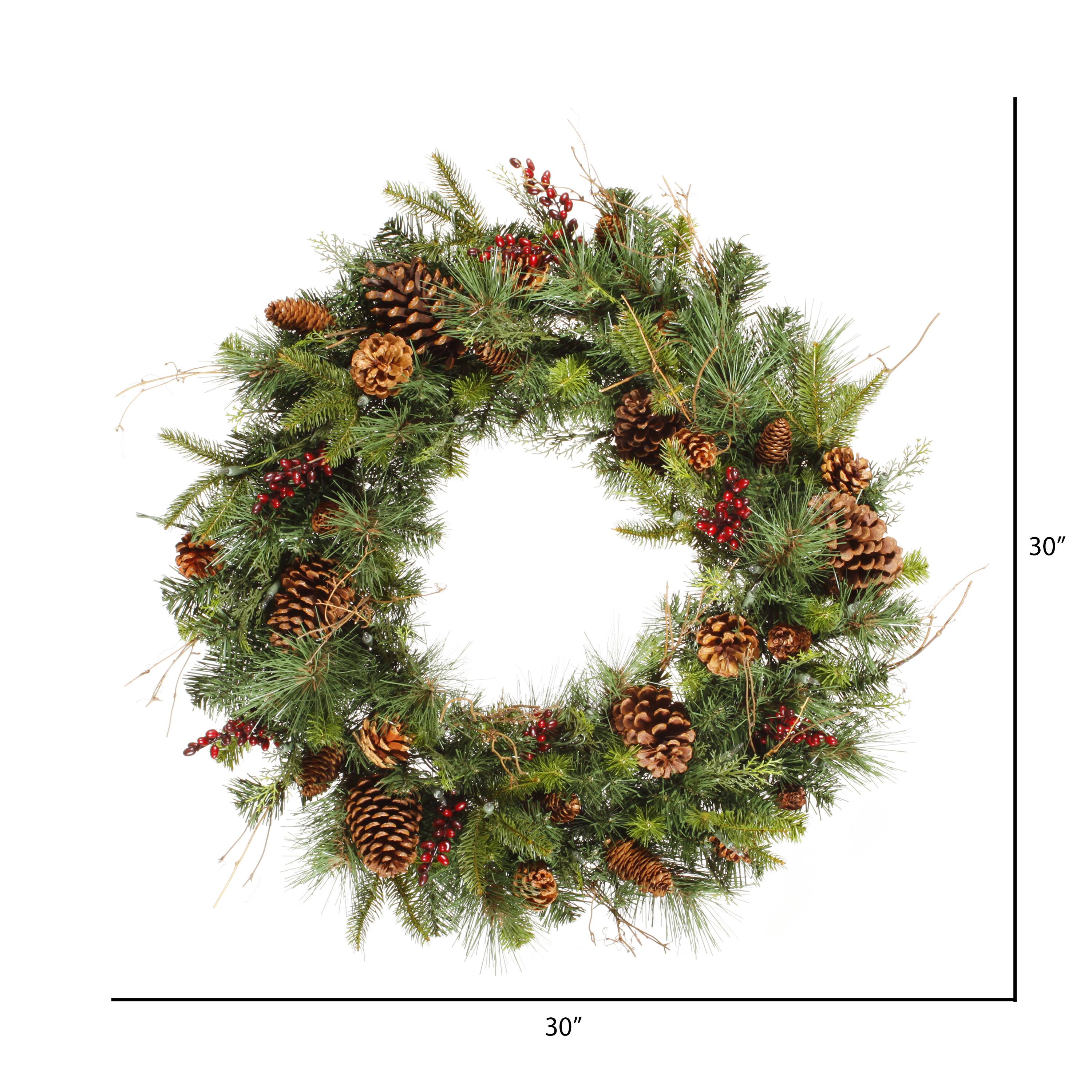 30" Cibola Mixed Berry Wreath