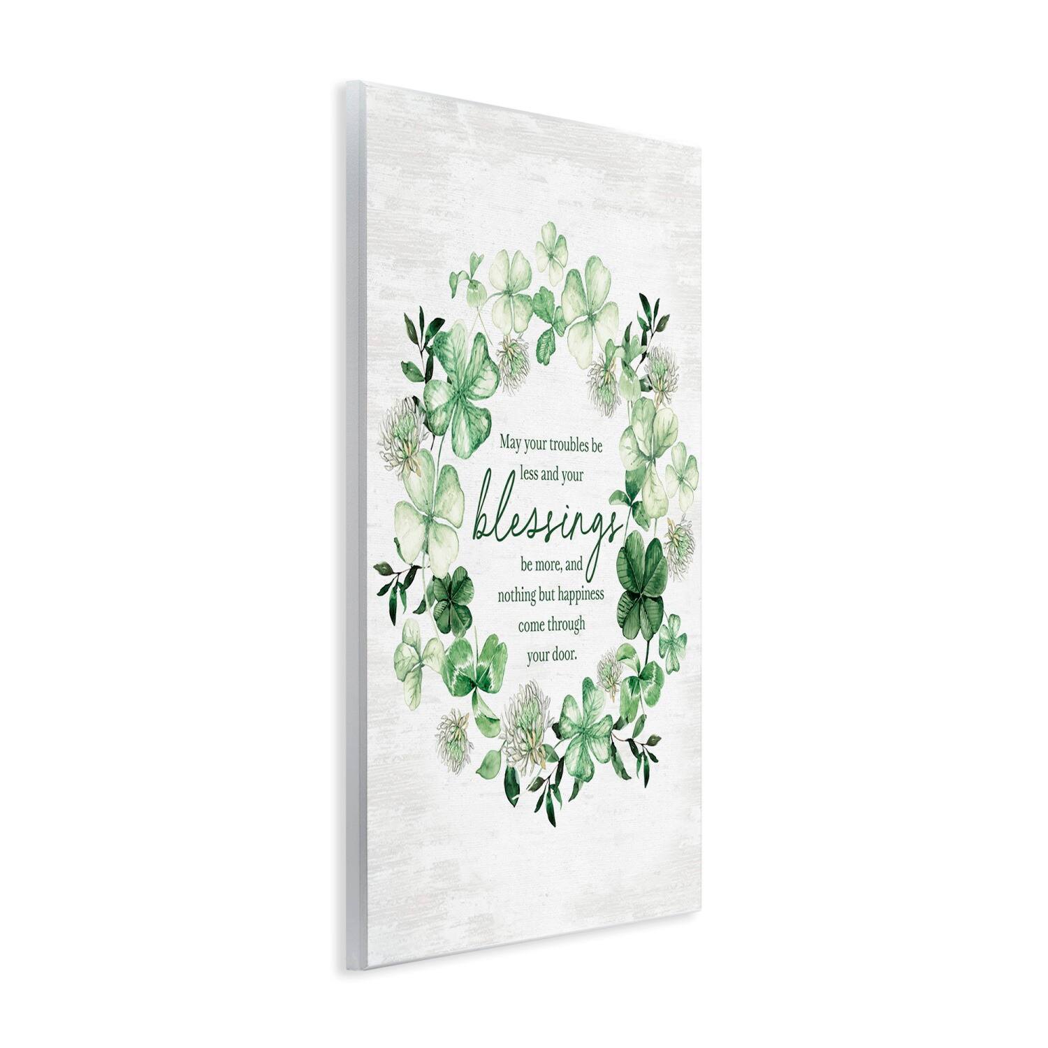 Stupell Industries Irish Proverb Wreath Wall Plaque Art